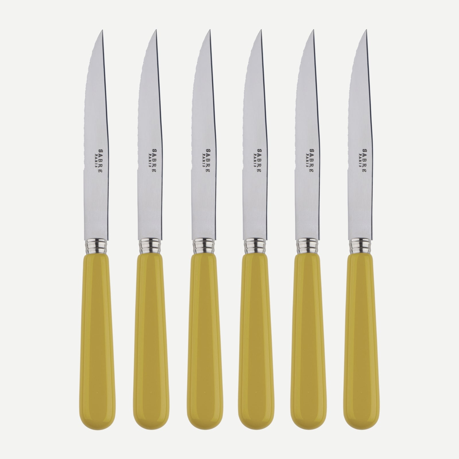 Pop unis, Yellow corn - Set of 6 steak knives