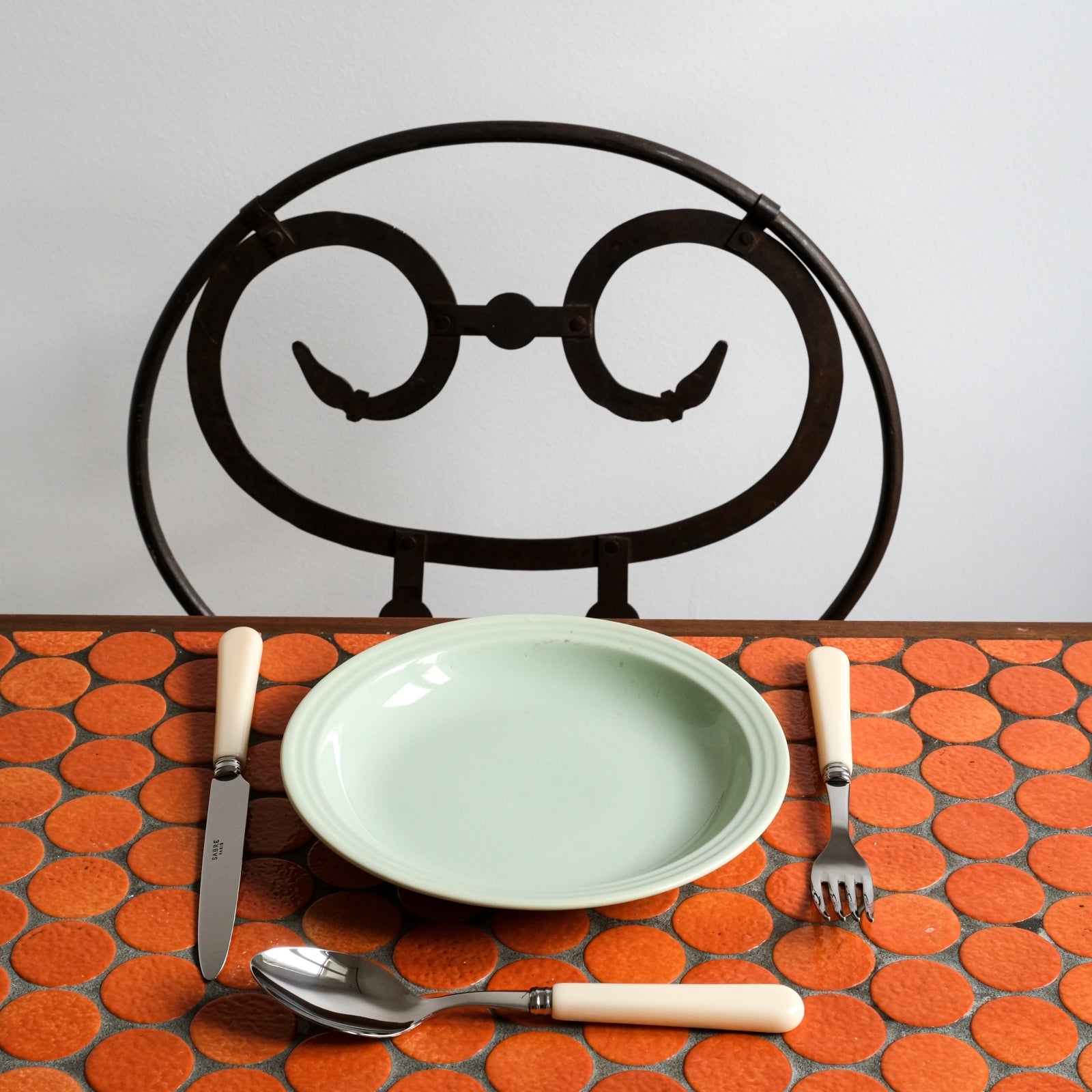 Pop unis, Ivory - 48 pieces cutlery set