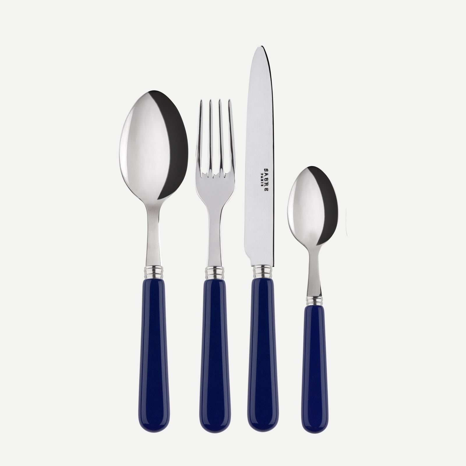 Pop unis, Navy blue - 48 pieces cutlery set