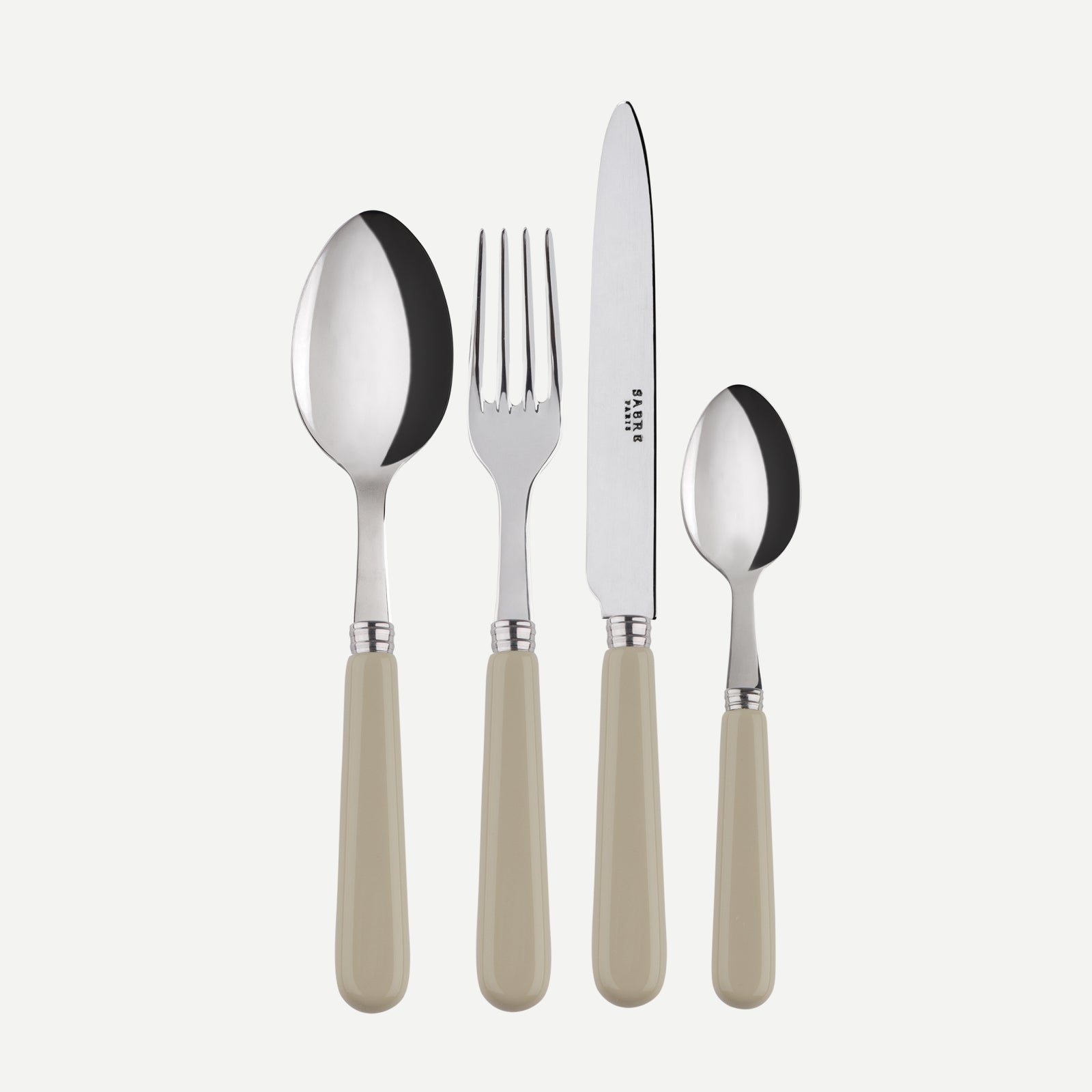 Pop unis, Light kaki - 48 pieces cutlery set