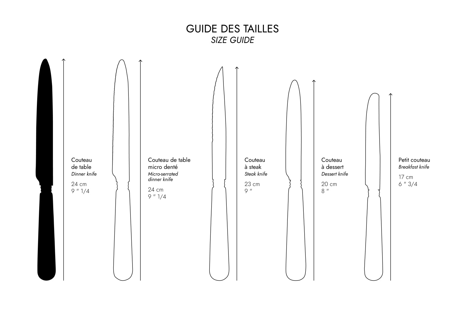 Gustave, Taupe - Dinner knife