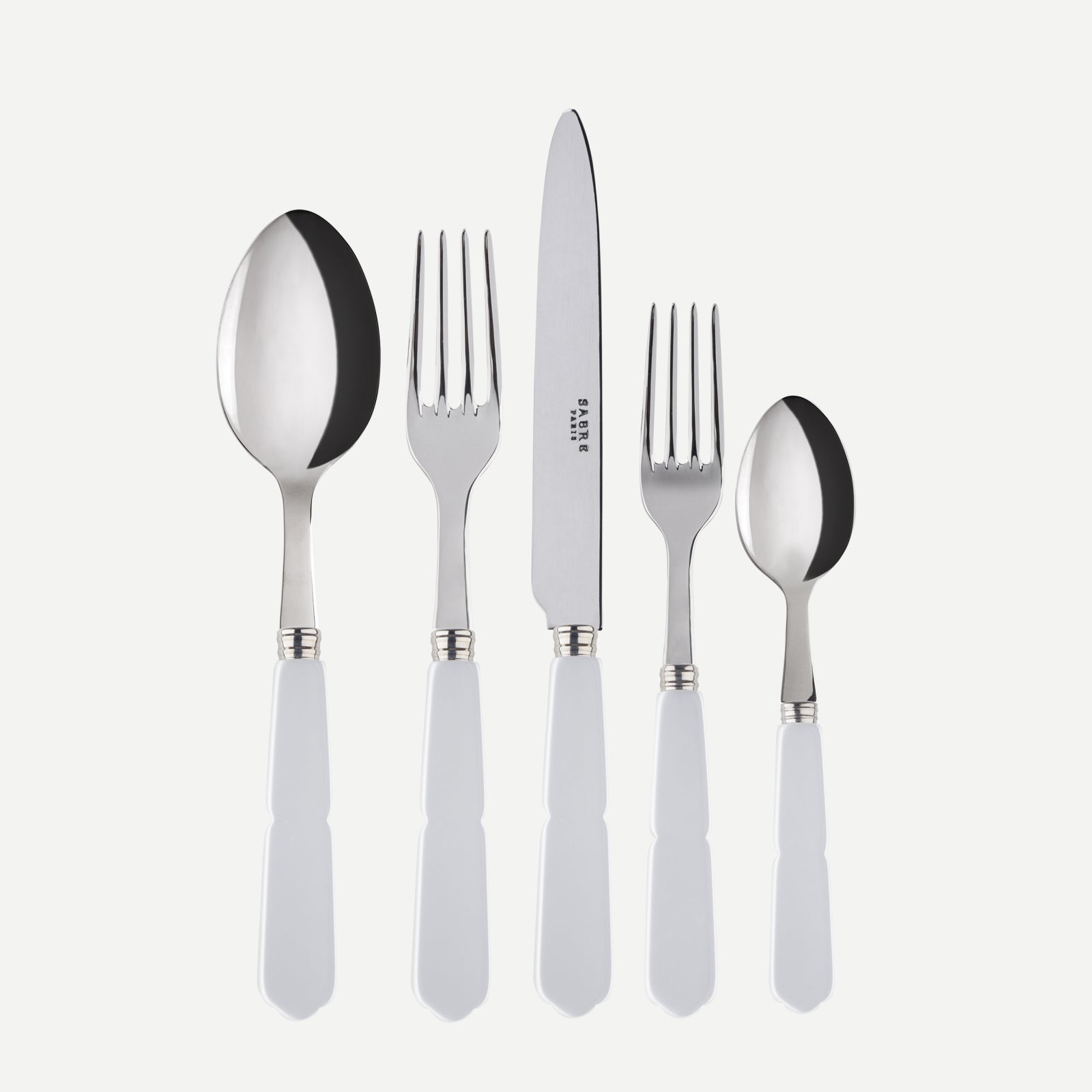 Gustave, White - 20 pieces cutlery set