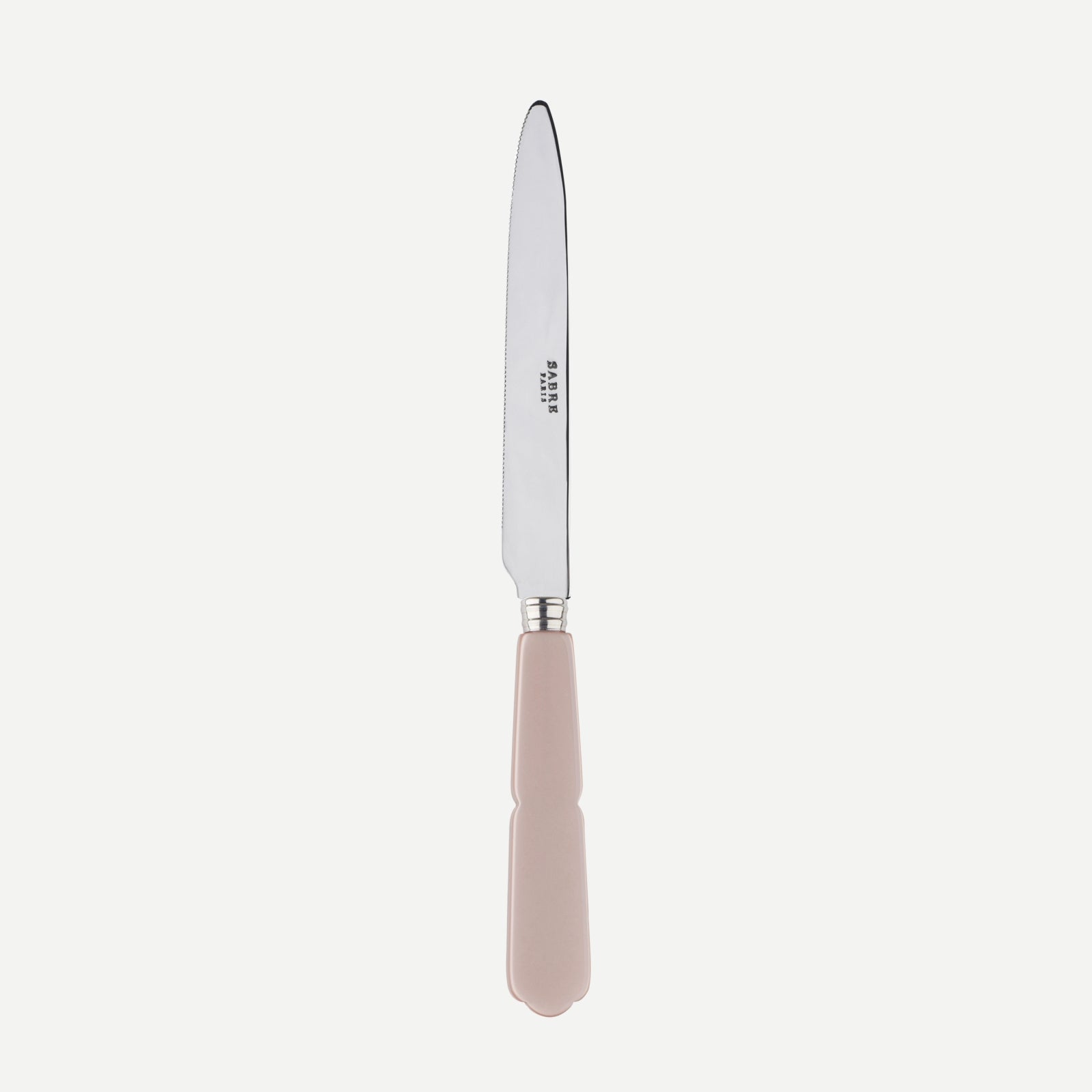 Gustave, Taupe - Serrated dinner knife blade
