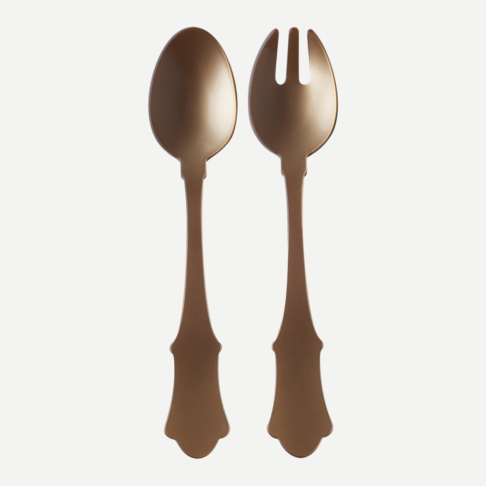 Honorine, Caramel - Salad cutlery set