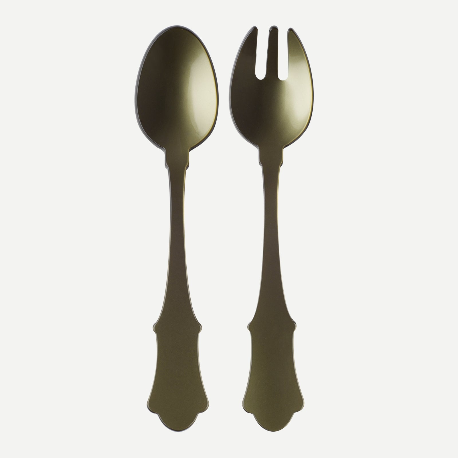 Honorine, Olive - Salad cutlery set