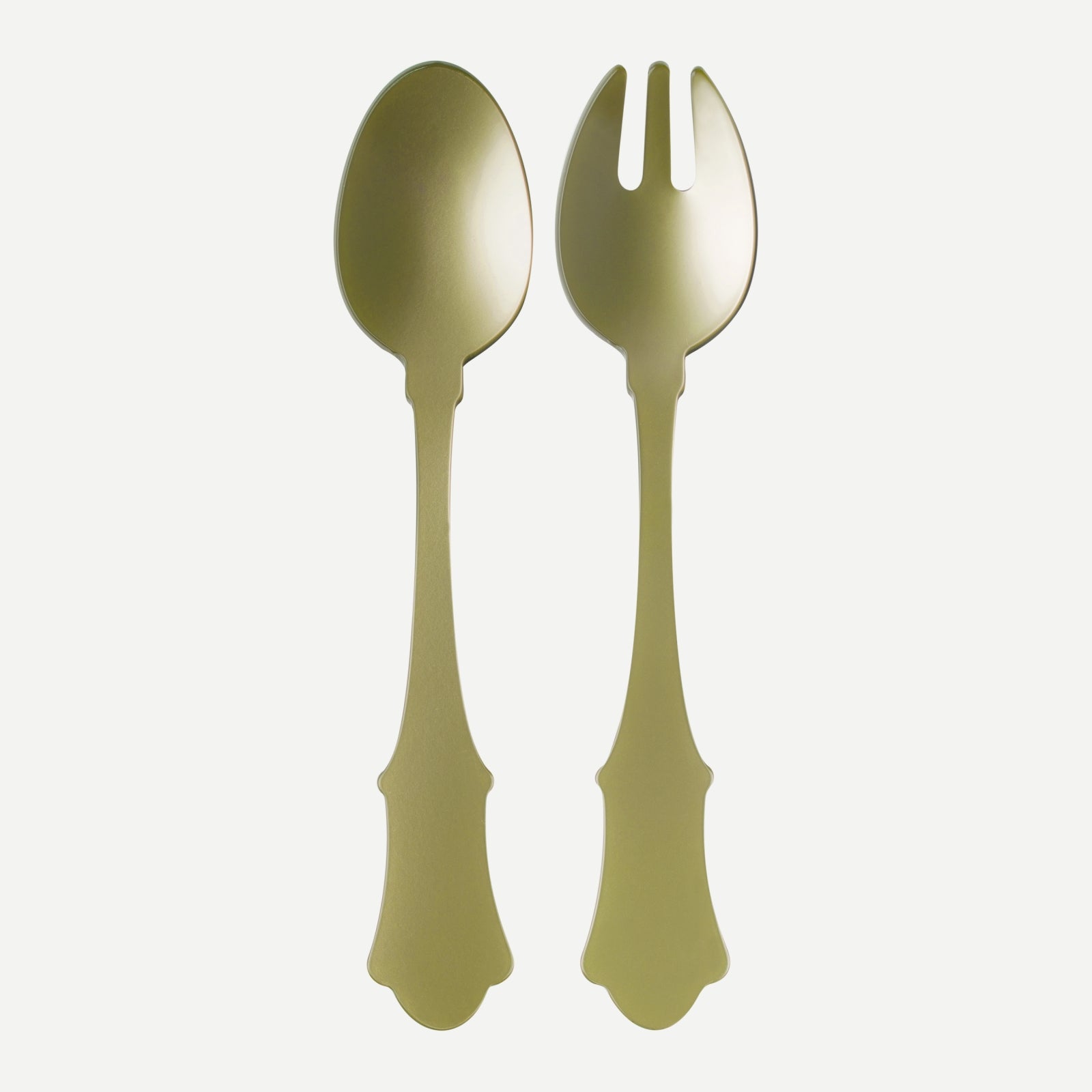 Honorine, Moss - Salad cutlery set