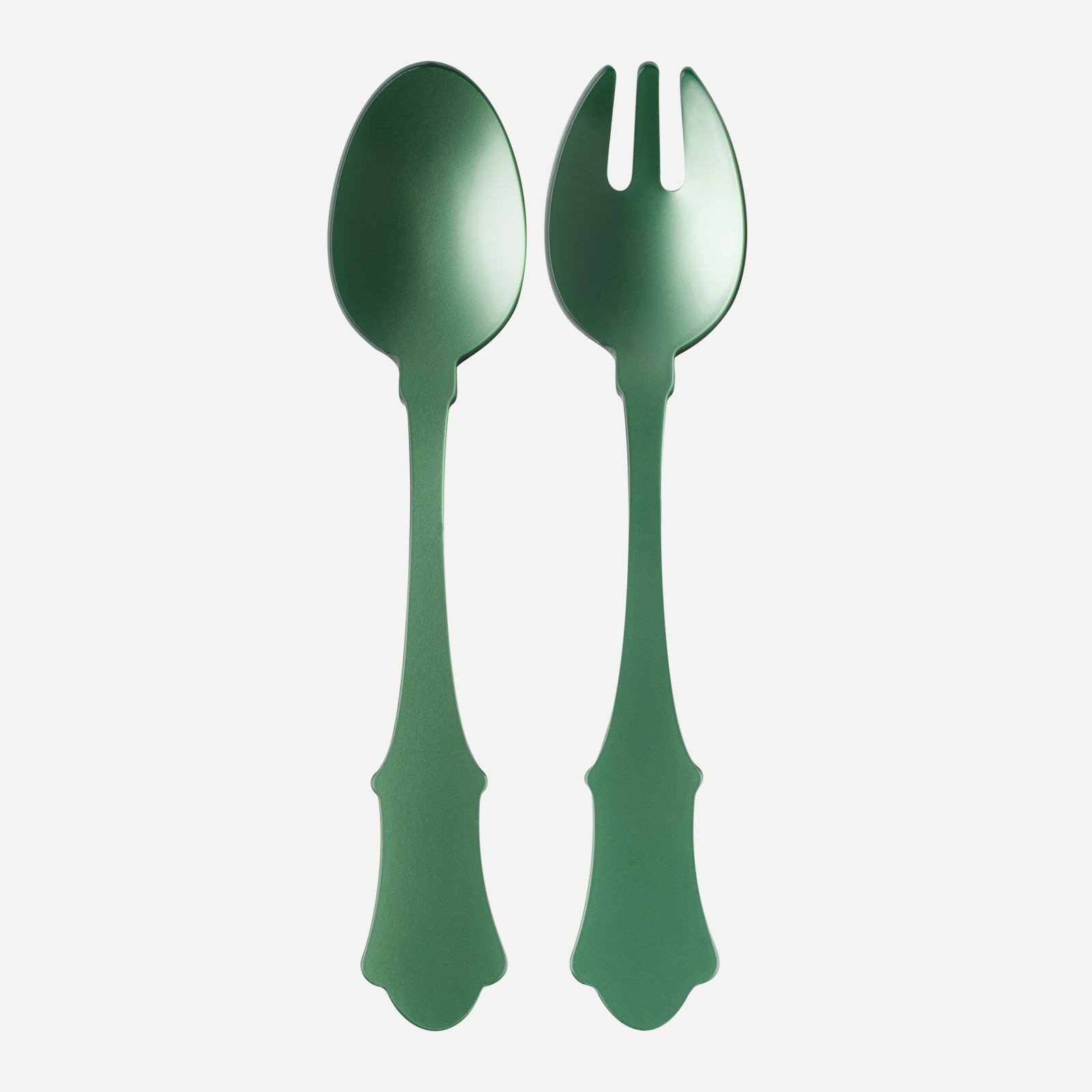 Honorine, Garden green - Salad cutlery set