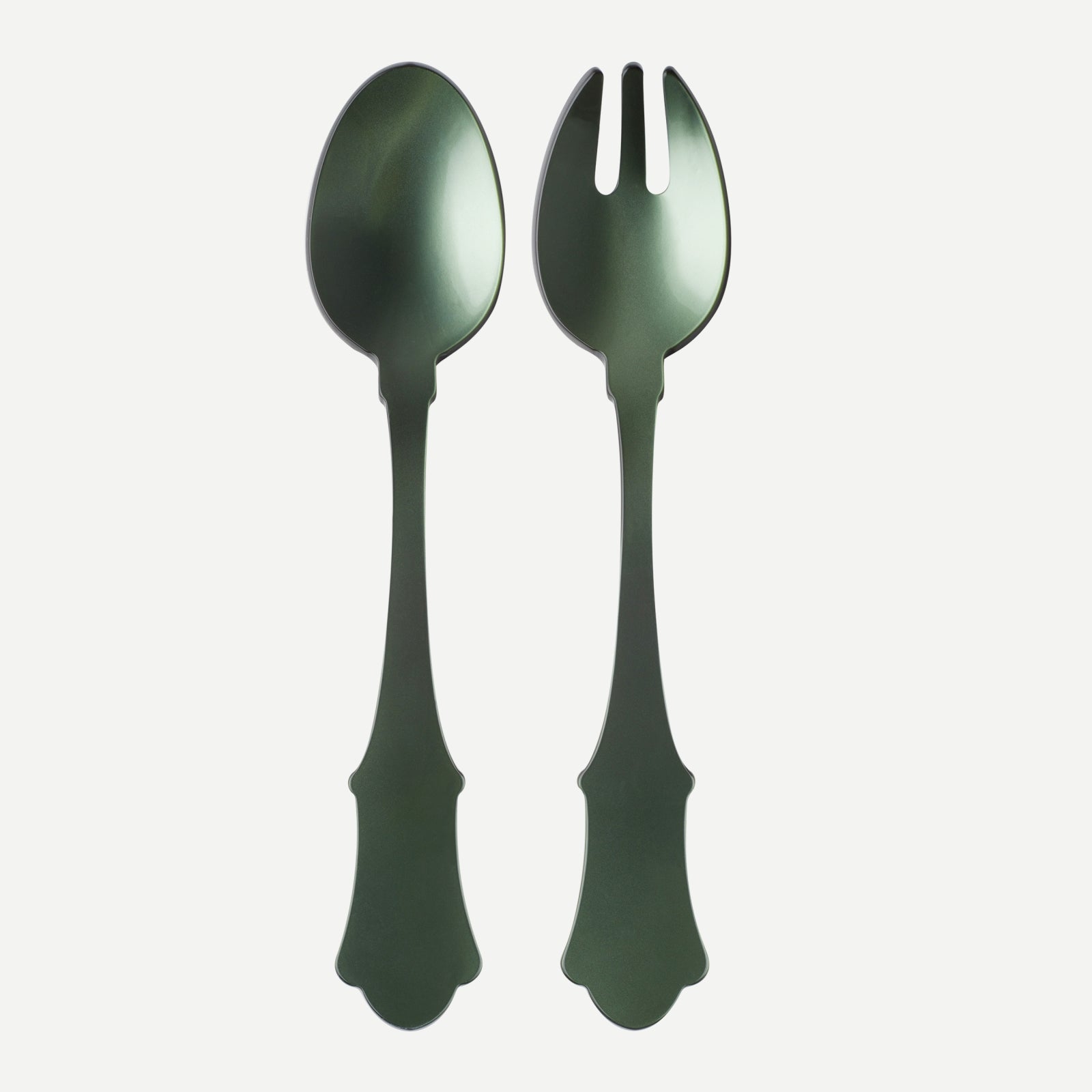 Honorine, Dark green - Salad cutlery set