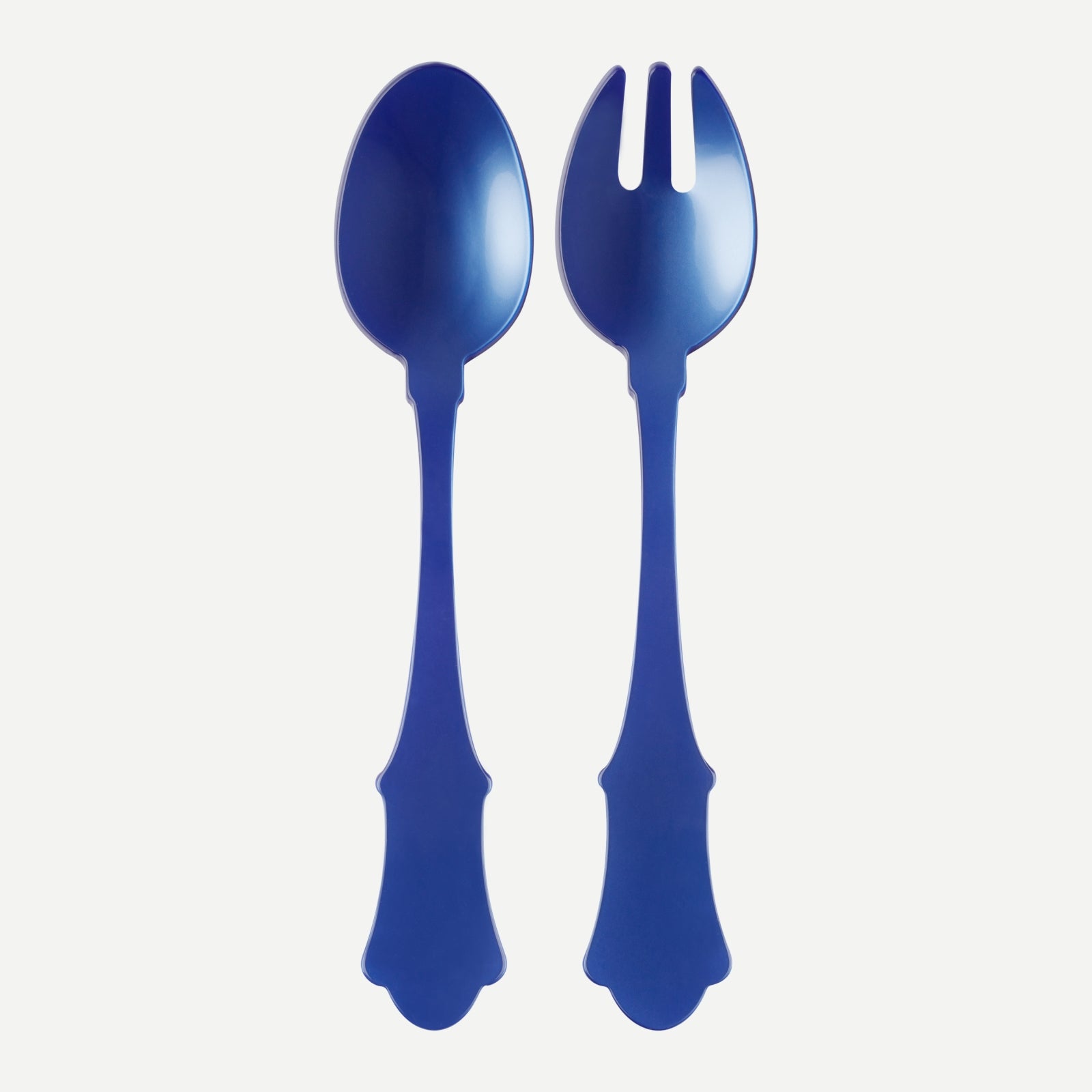 Honorine, Lapis blue - Salad cutlery set