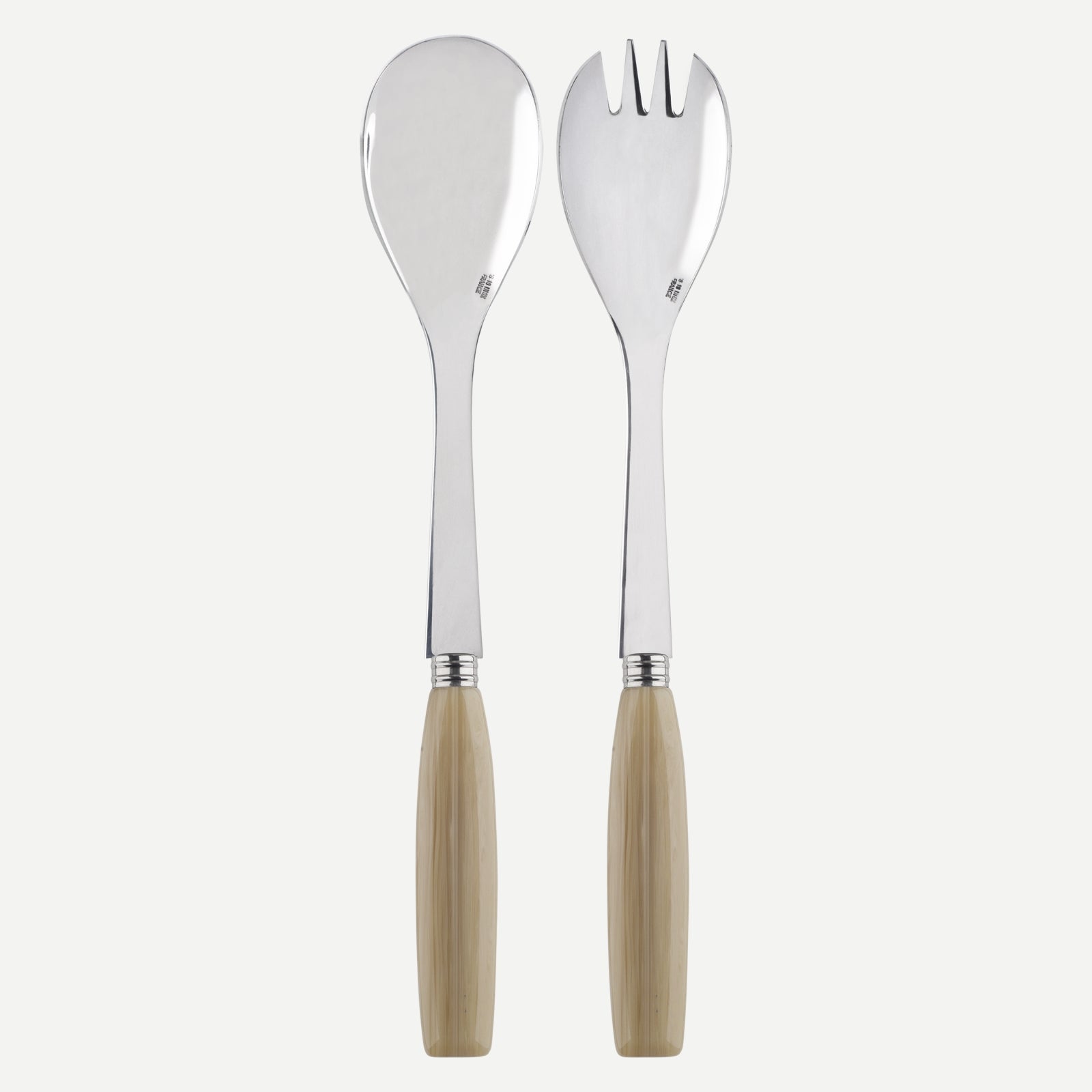 Djembe, Faux Horn - Salad cutlery set