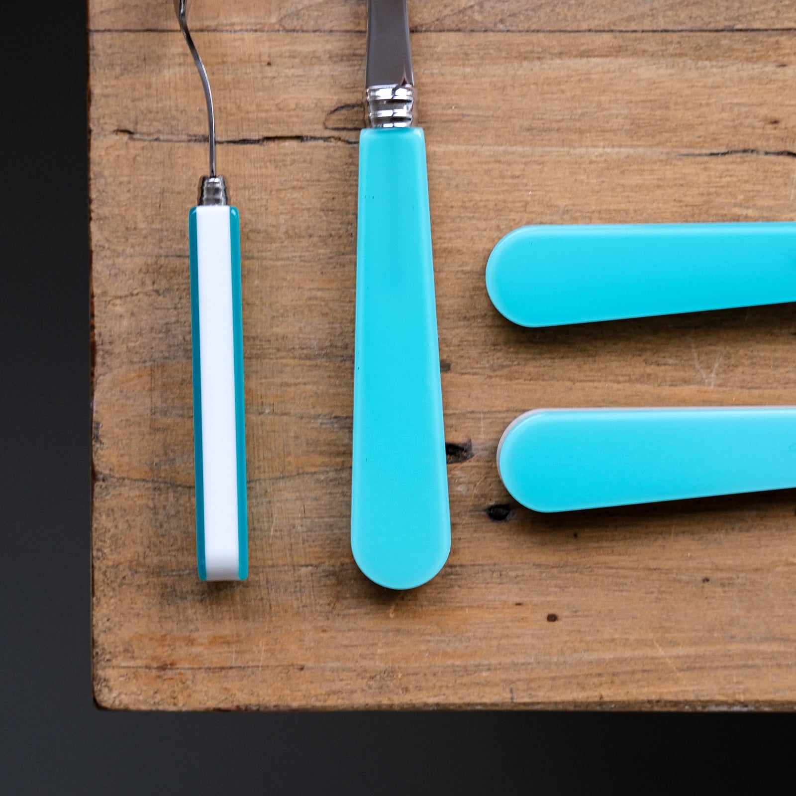 Duo, Turquoise - Dessert knife