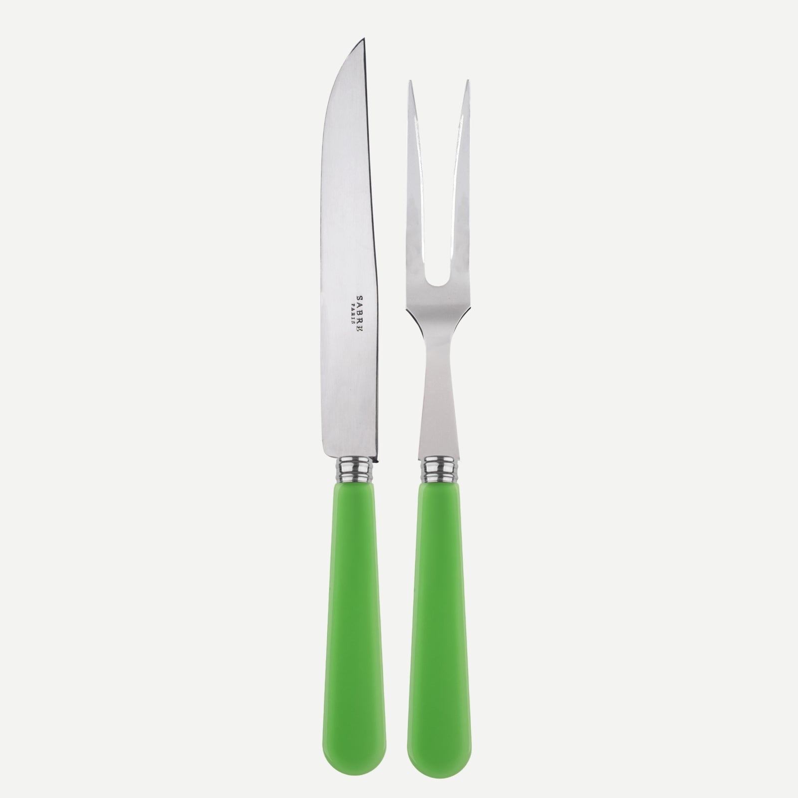 Duo, Garden green - Carving set