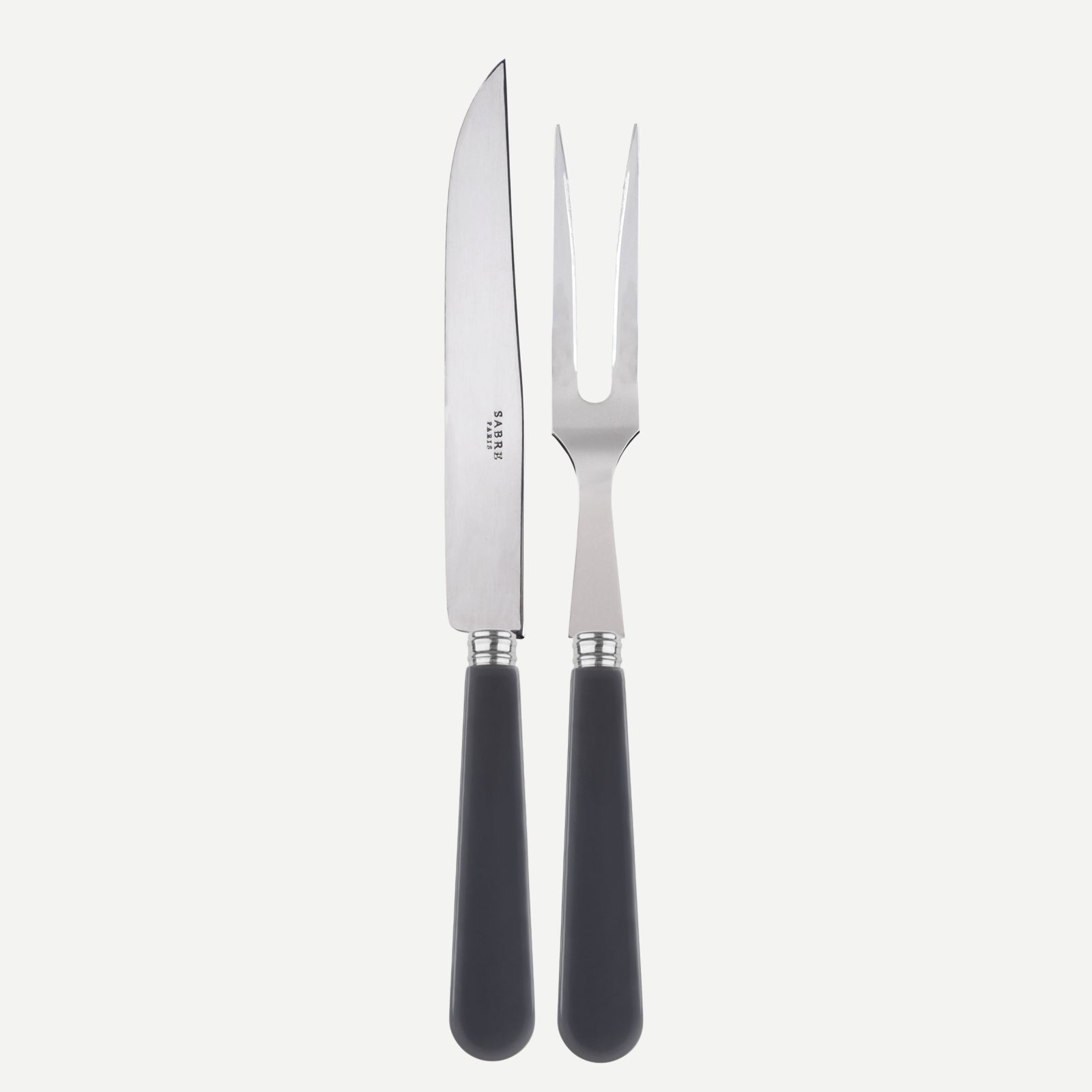 Duo, Dark grey - Carving set