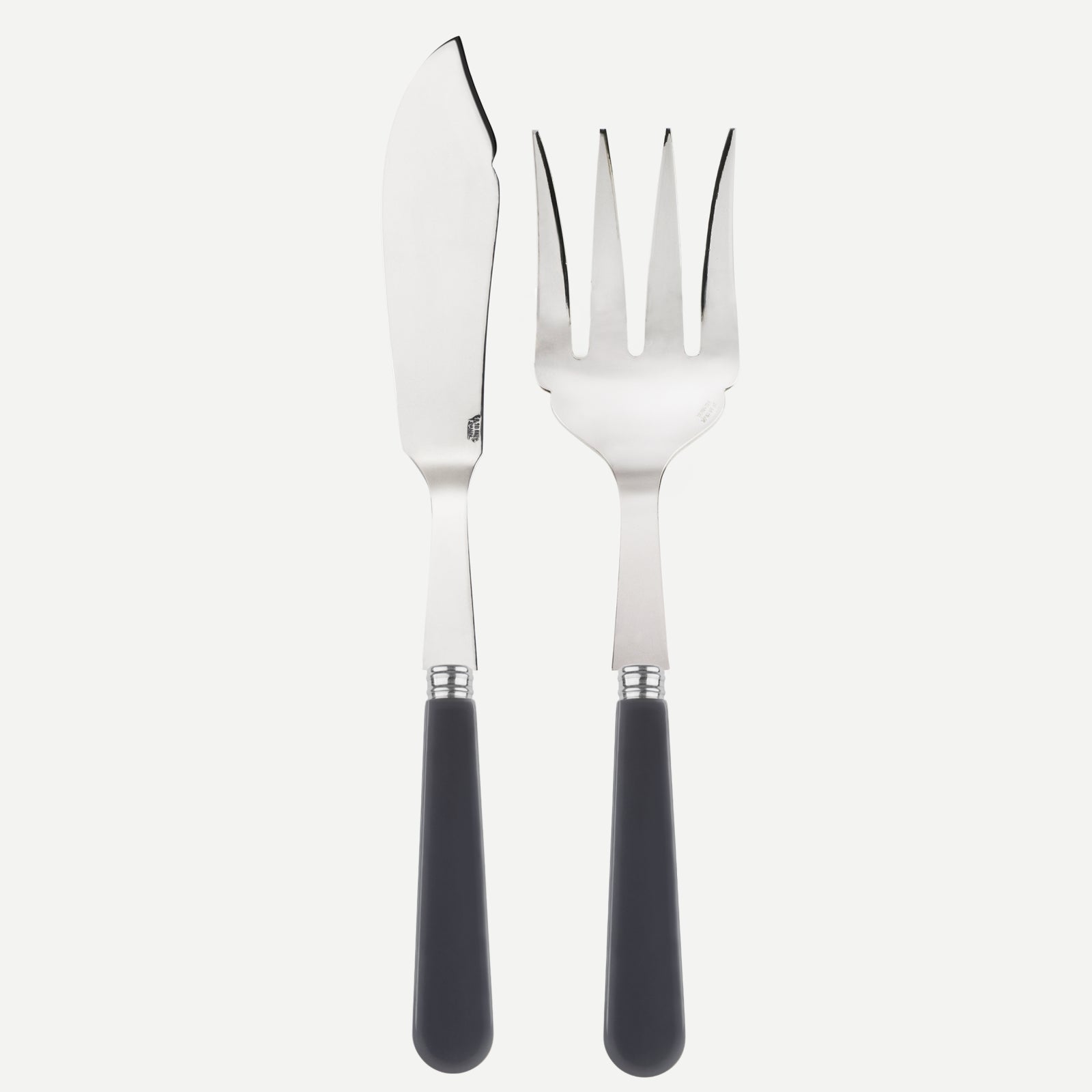 Duo, Dark grey - Fish serving set