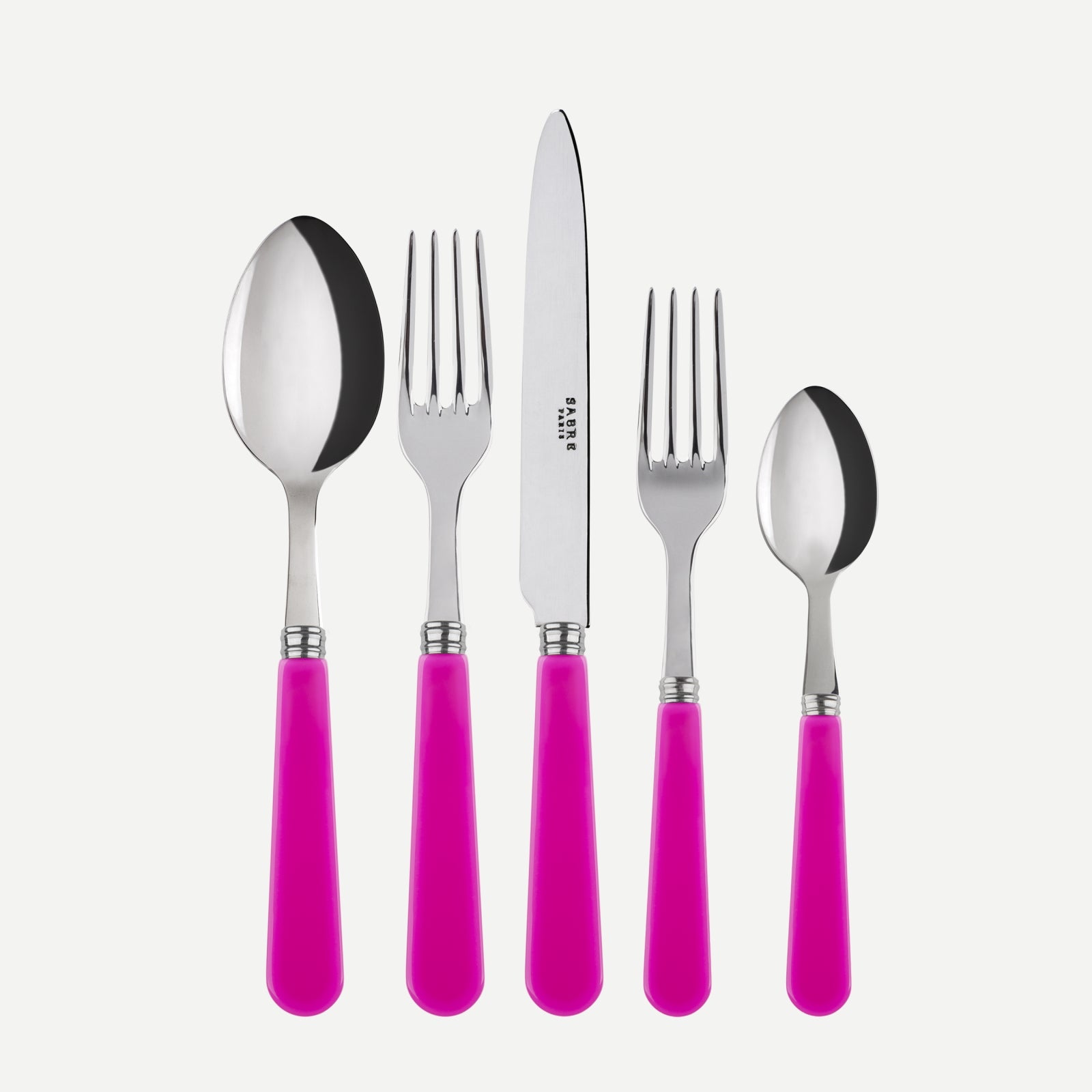 Duo, Pink - 20 pieces cutlery set
