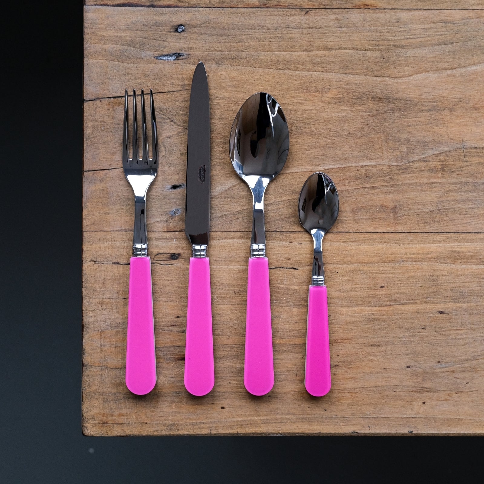Duo, Pink - 20 pieces cutlery set