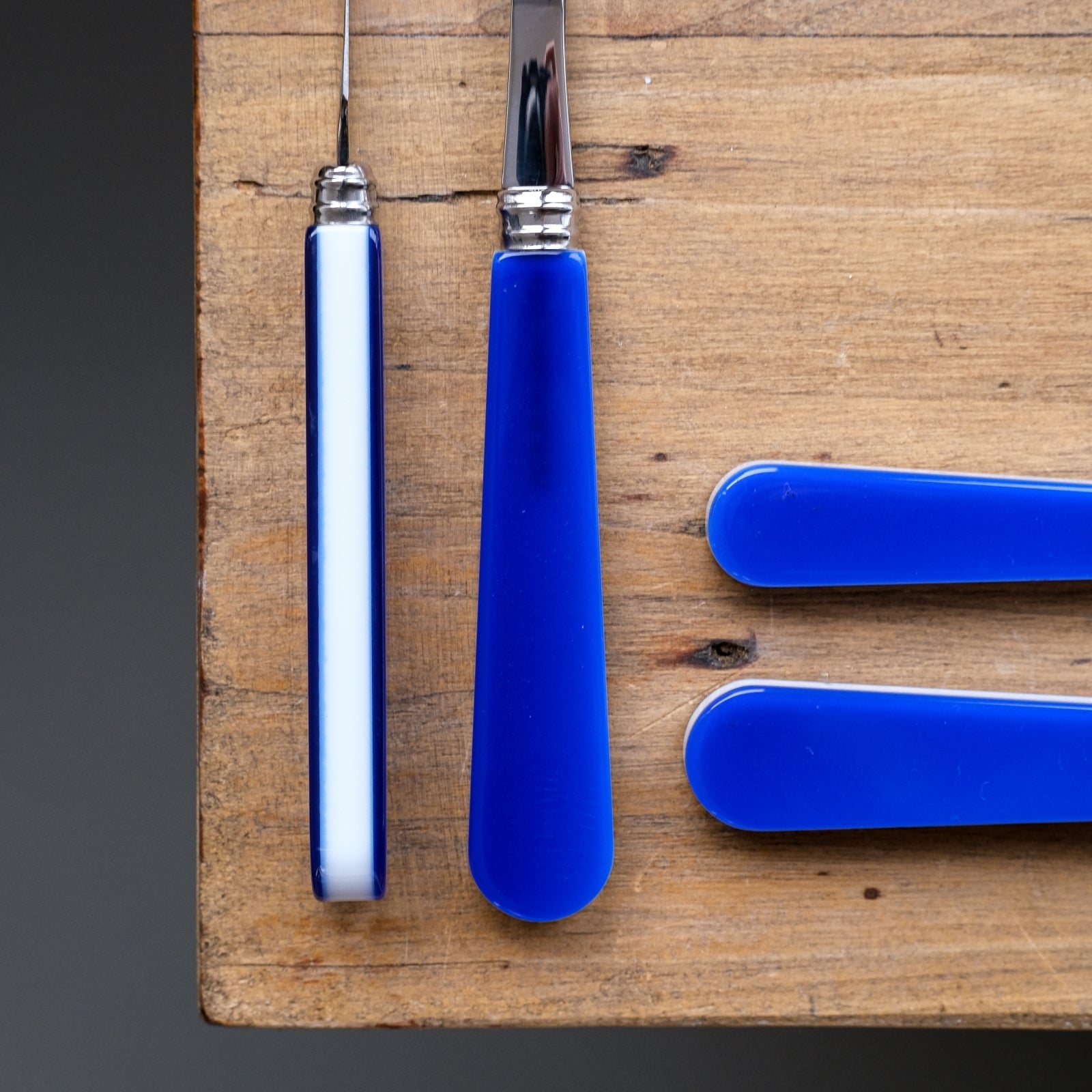 Duo, Lapis blue - 20 pieces cutlery set