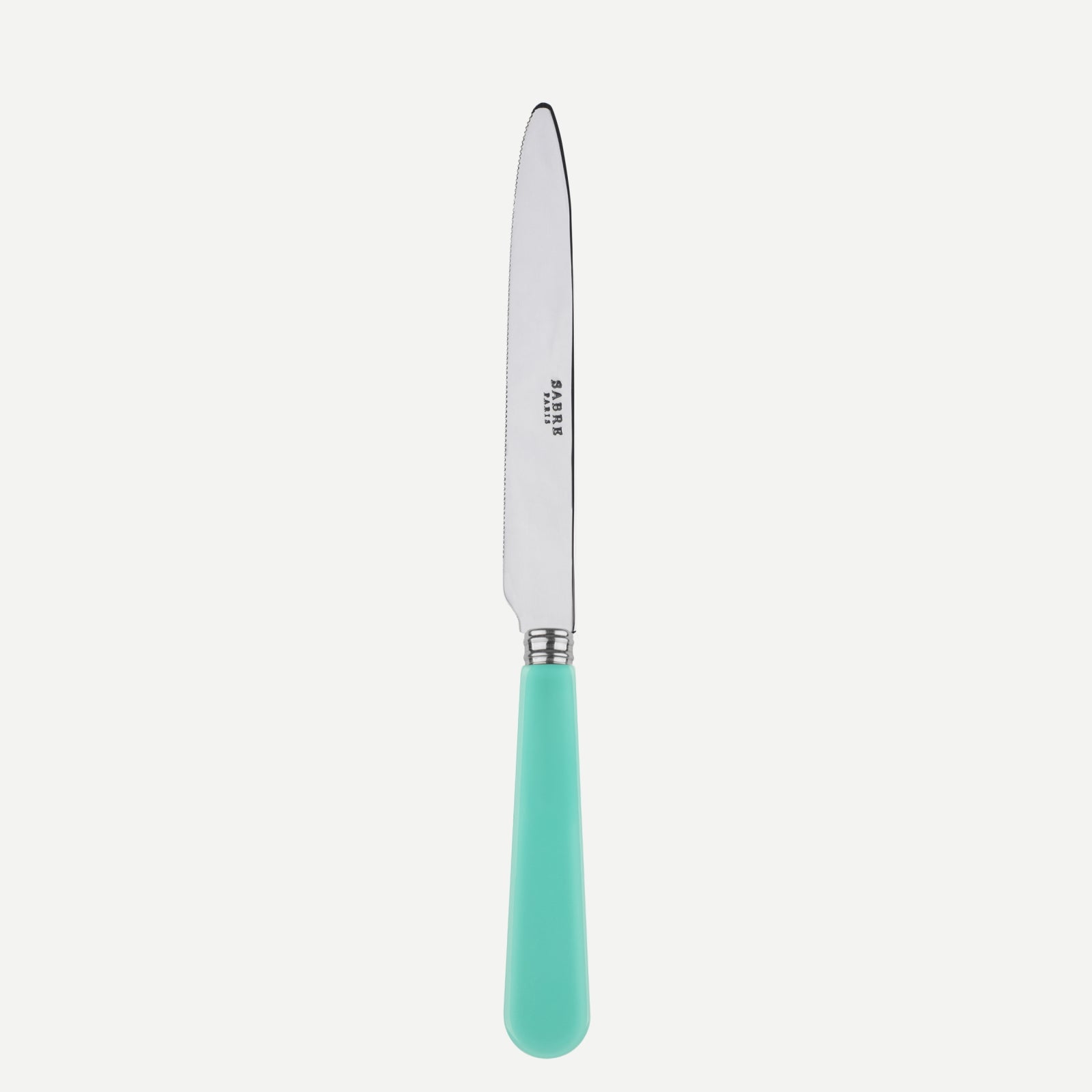 Duo, Turquoise - Serrated dinner knife blade