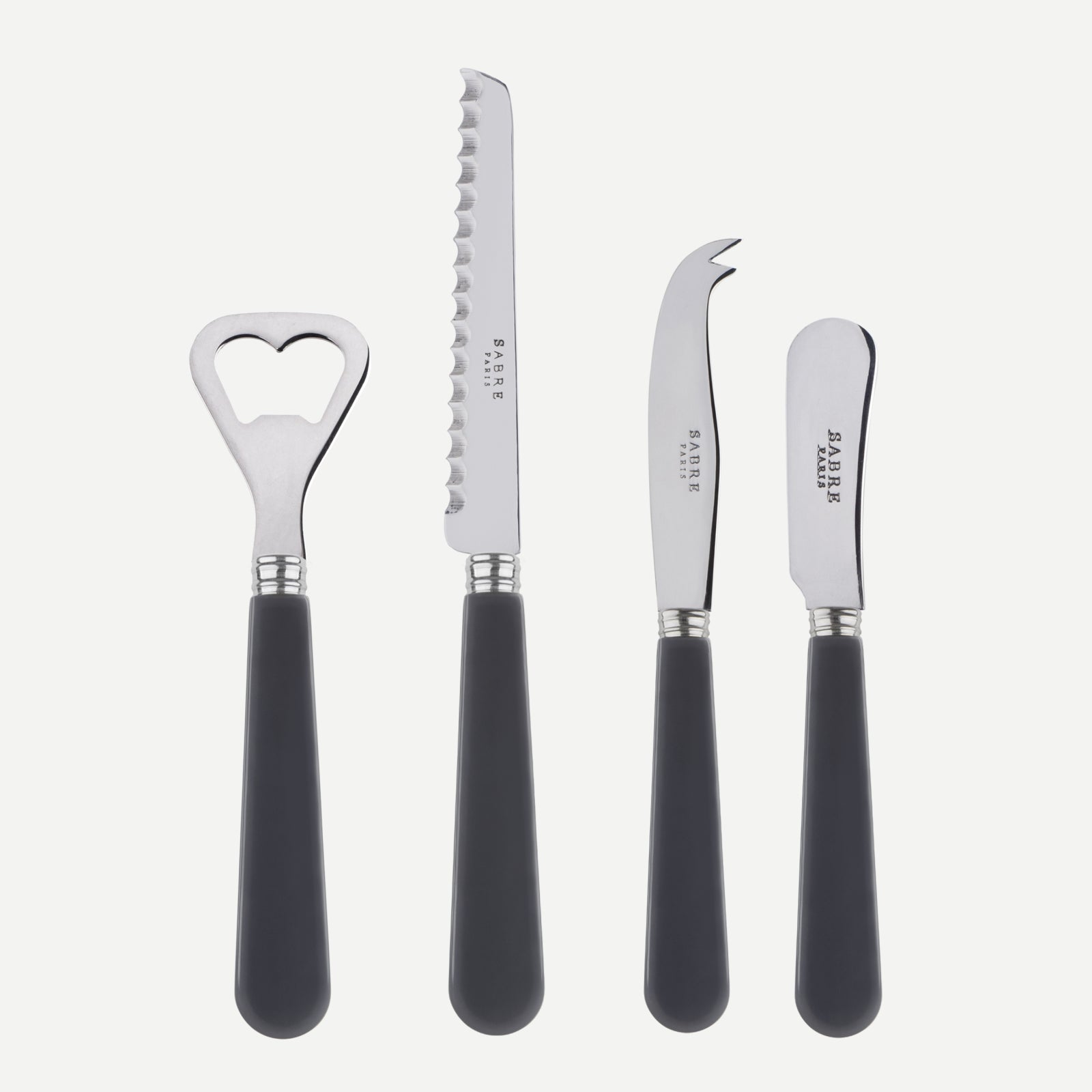 Duo, Dark grey - Aperitif set