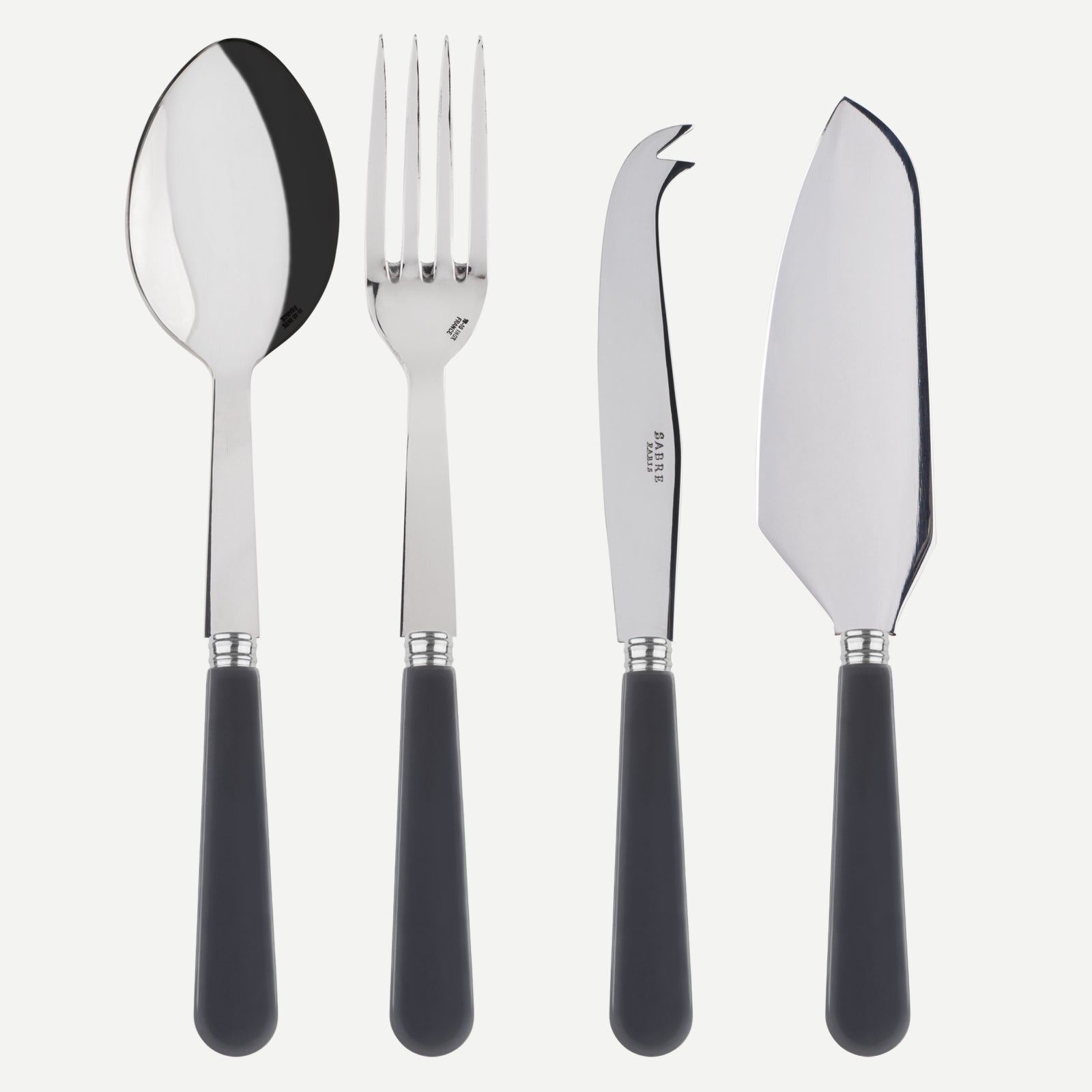 Duo, Dark grey - Set of 4 must-have serving pieces