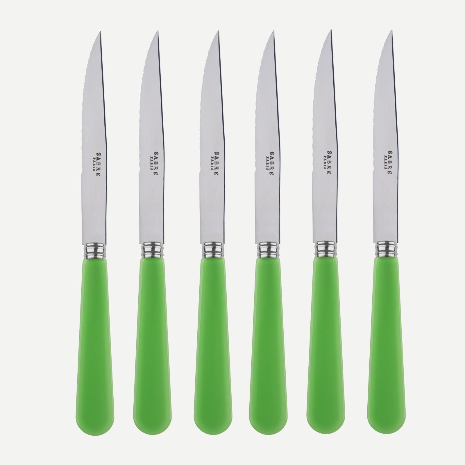 Duo, Garden green - Set of 6 steak knives