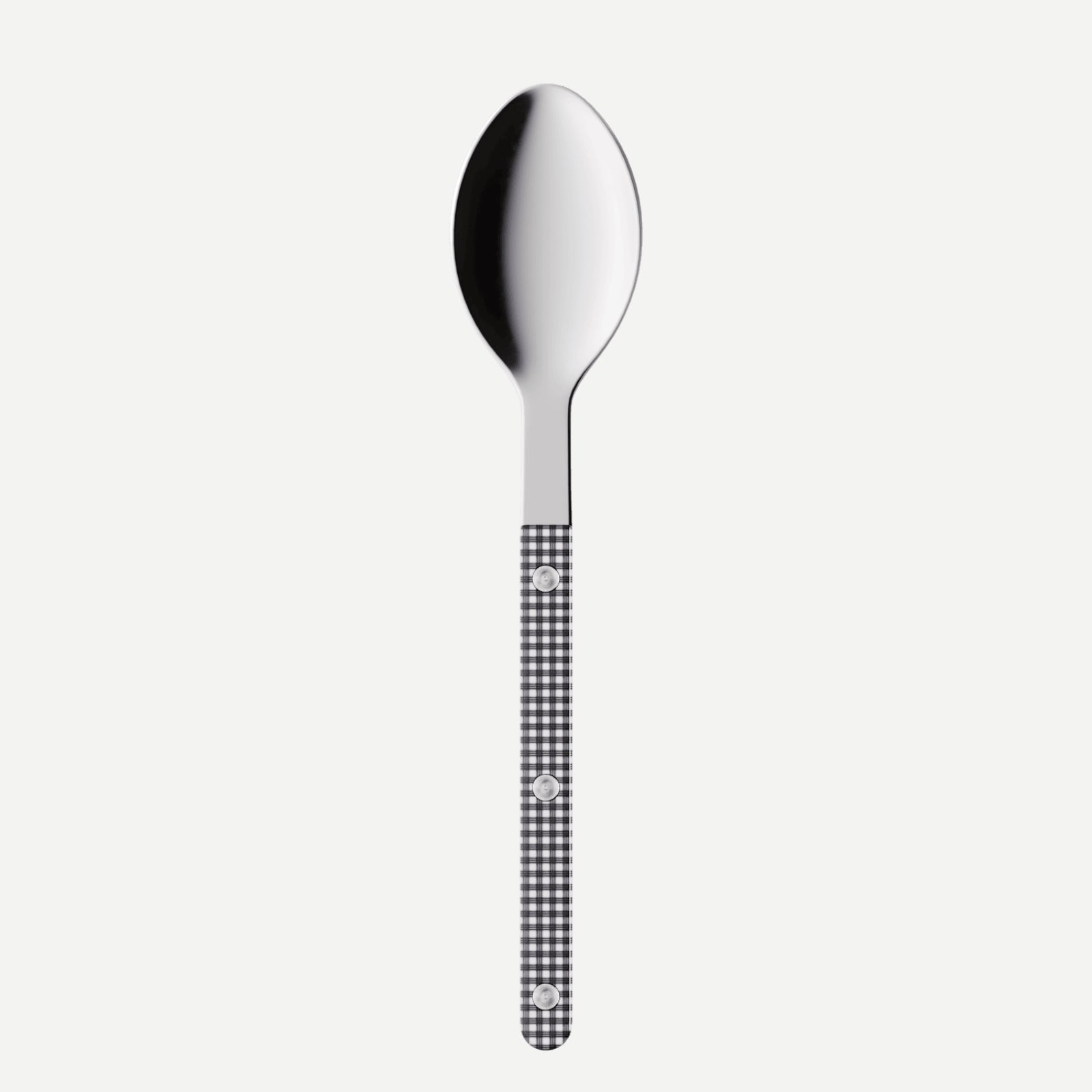 Bistrot Gingham, Black - Soup spoon