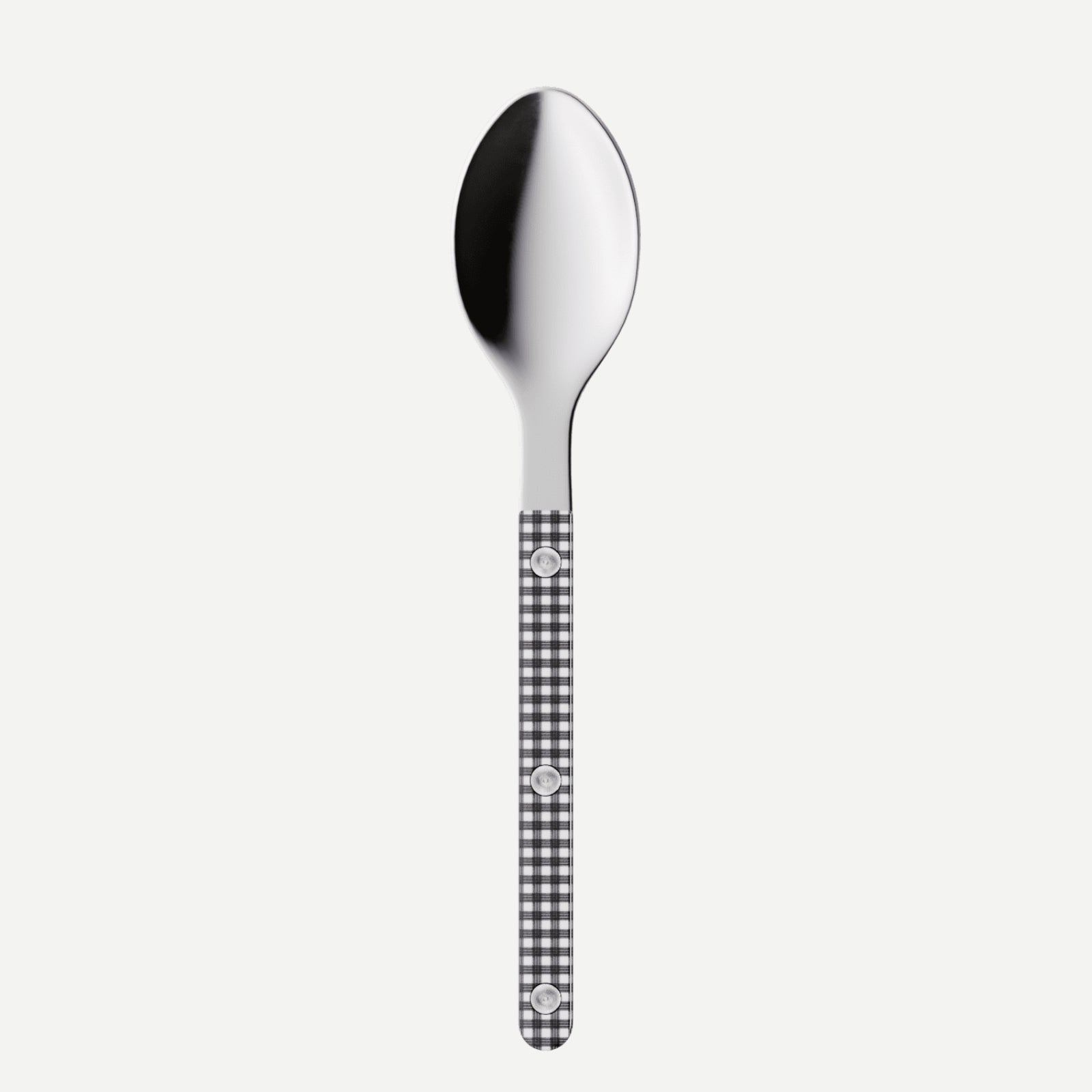 Bistrot Gingham, Black - Teaspoon