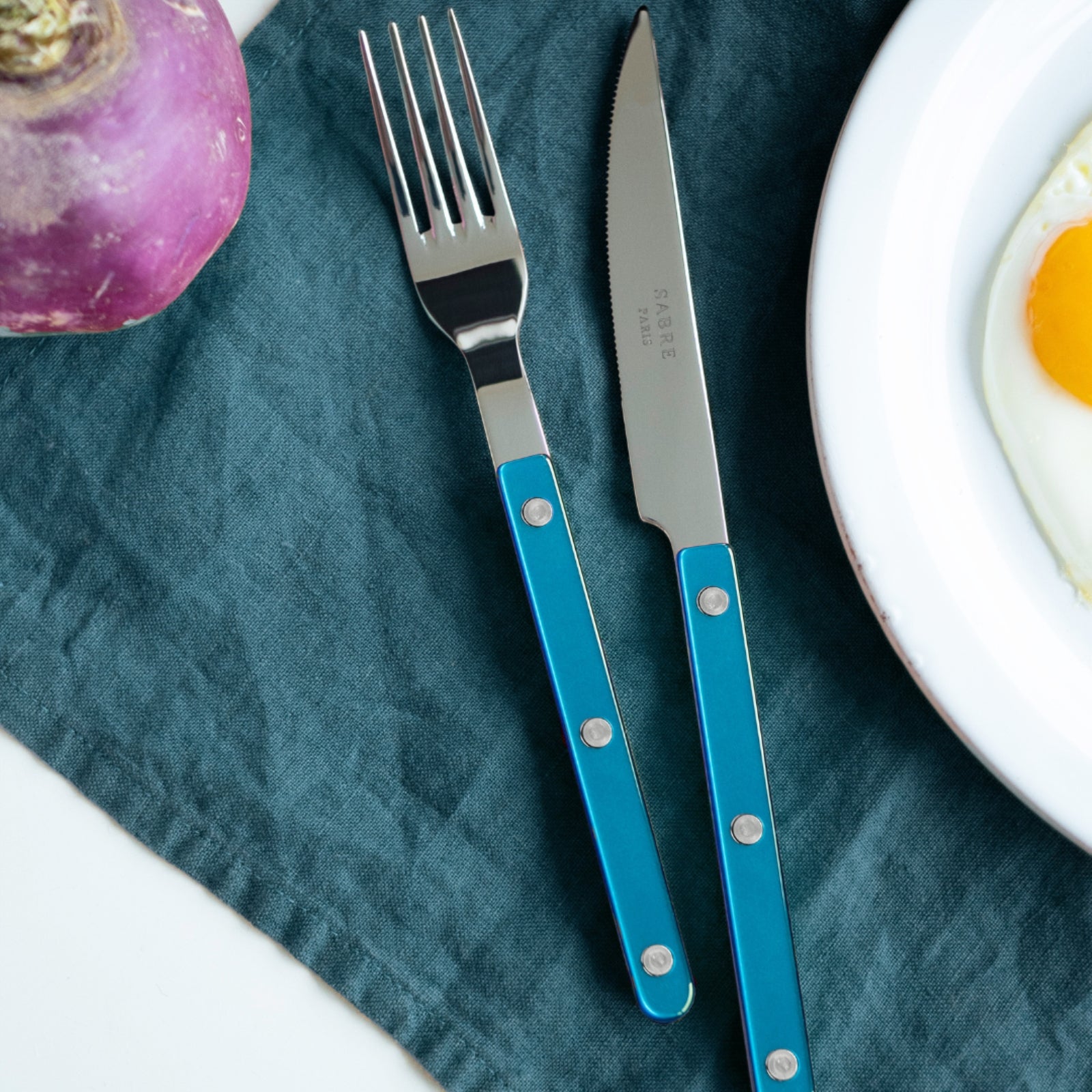 Bistrot Pearly, Turquoise - Dinner fork