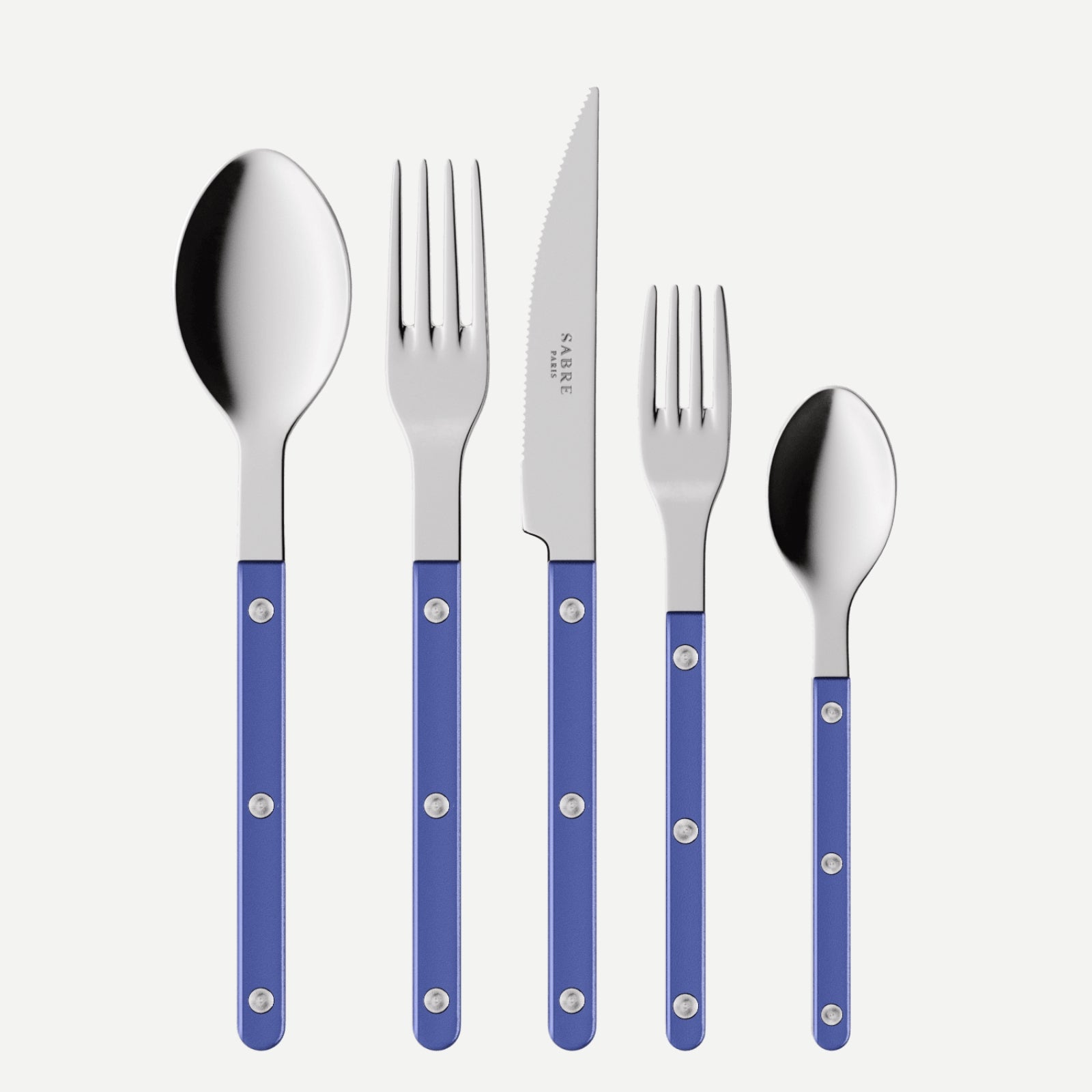 Bistrot Pearly, Lapis blue - 5 pieces cutlery set