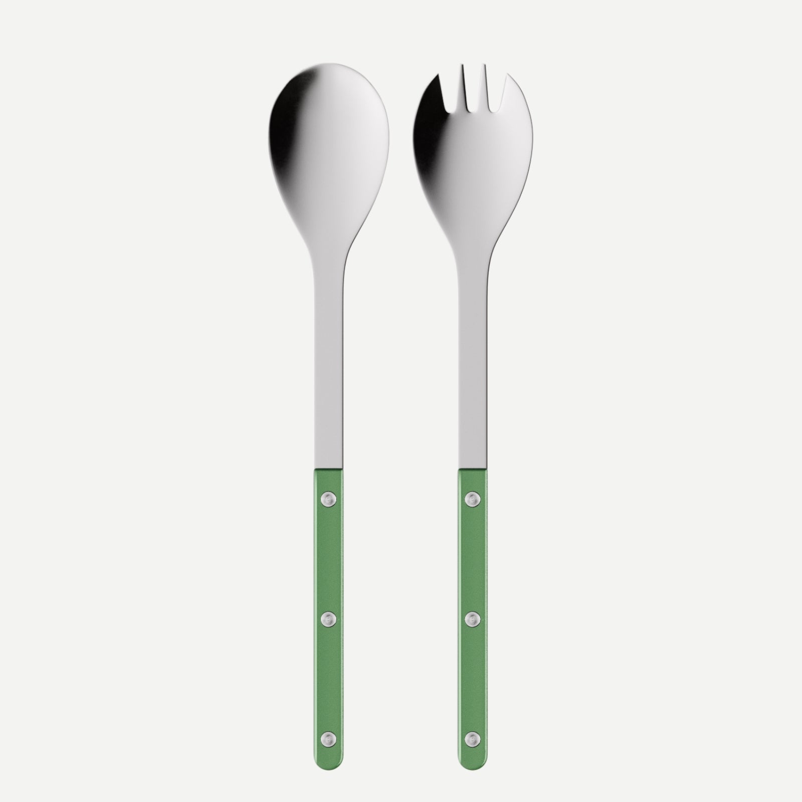 Bistrot Pearly, Garden green - Salad cutlery set