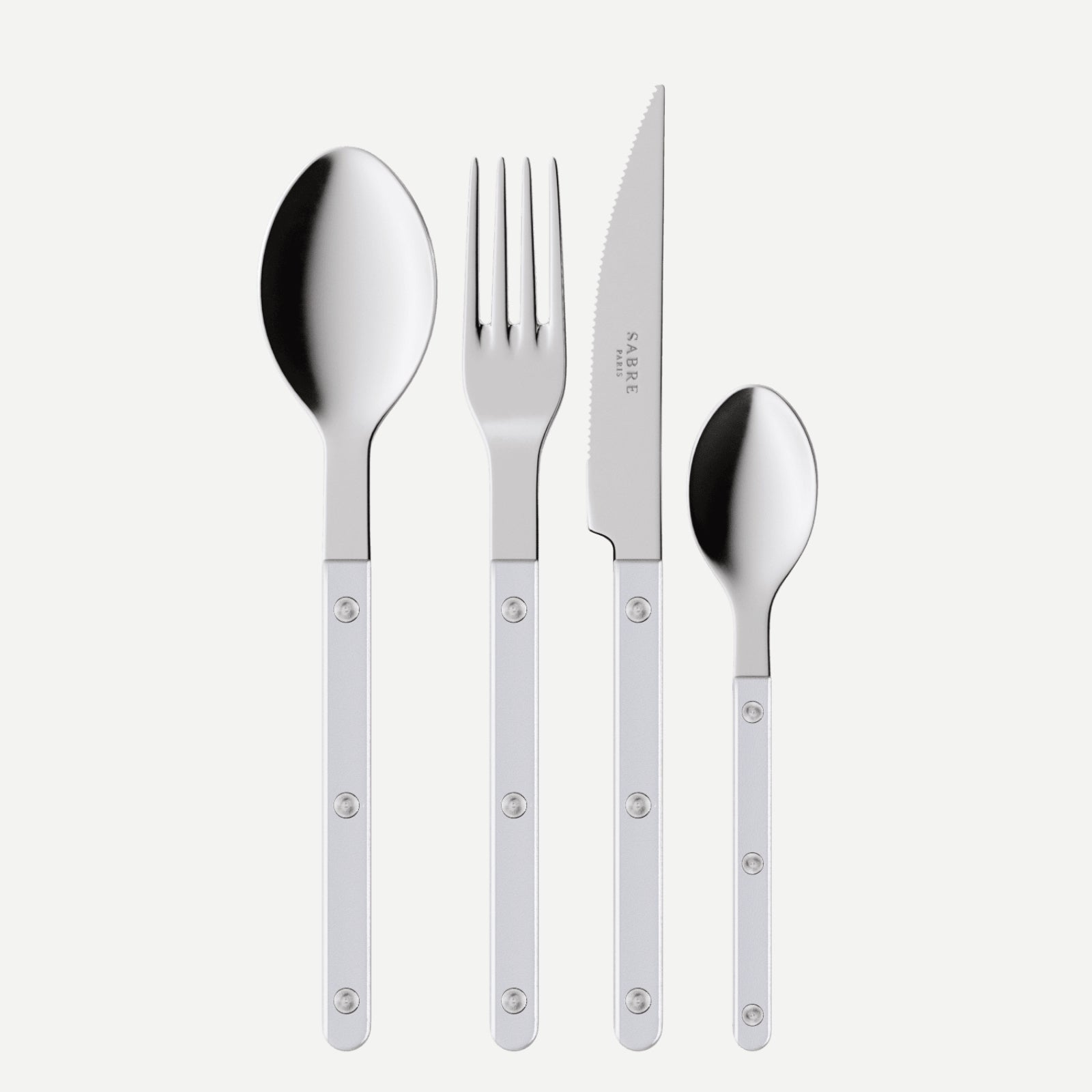 Bistrot Pearly, White - 24 pieces cutlery set