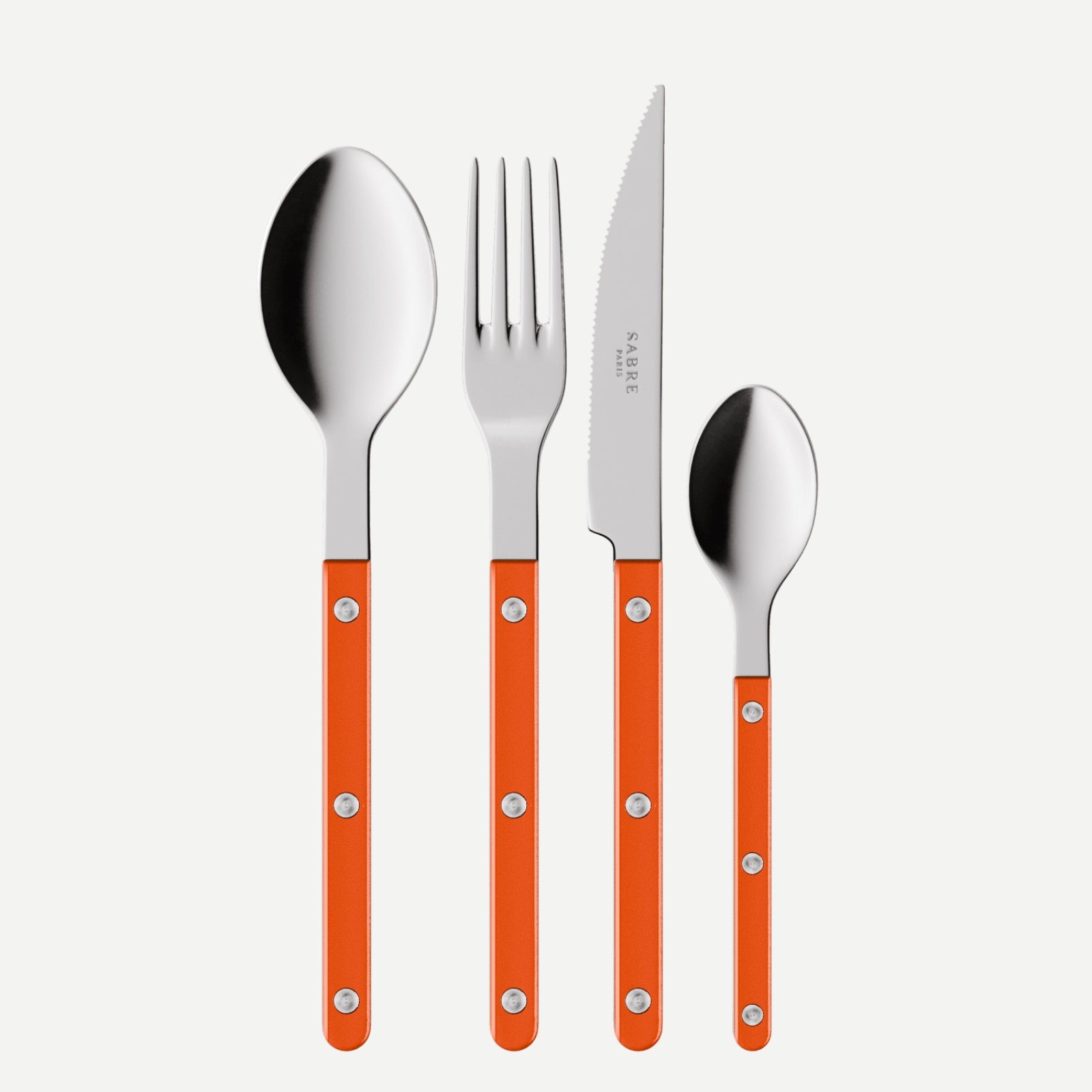 Bistrot Pearly, Orange - 24 pieces cutlery set