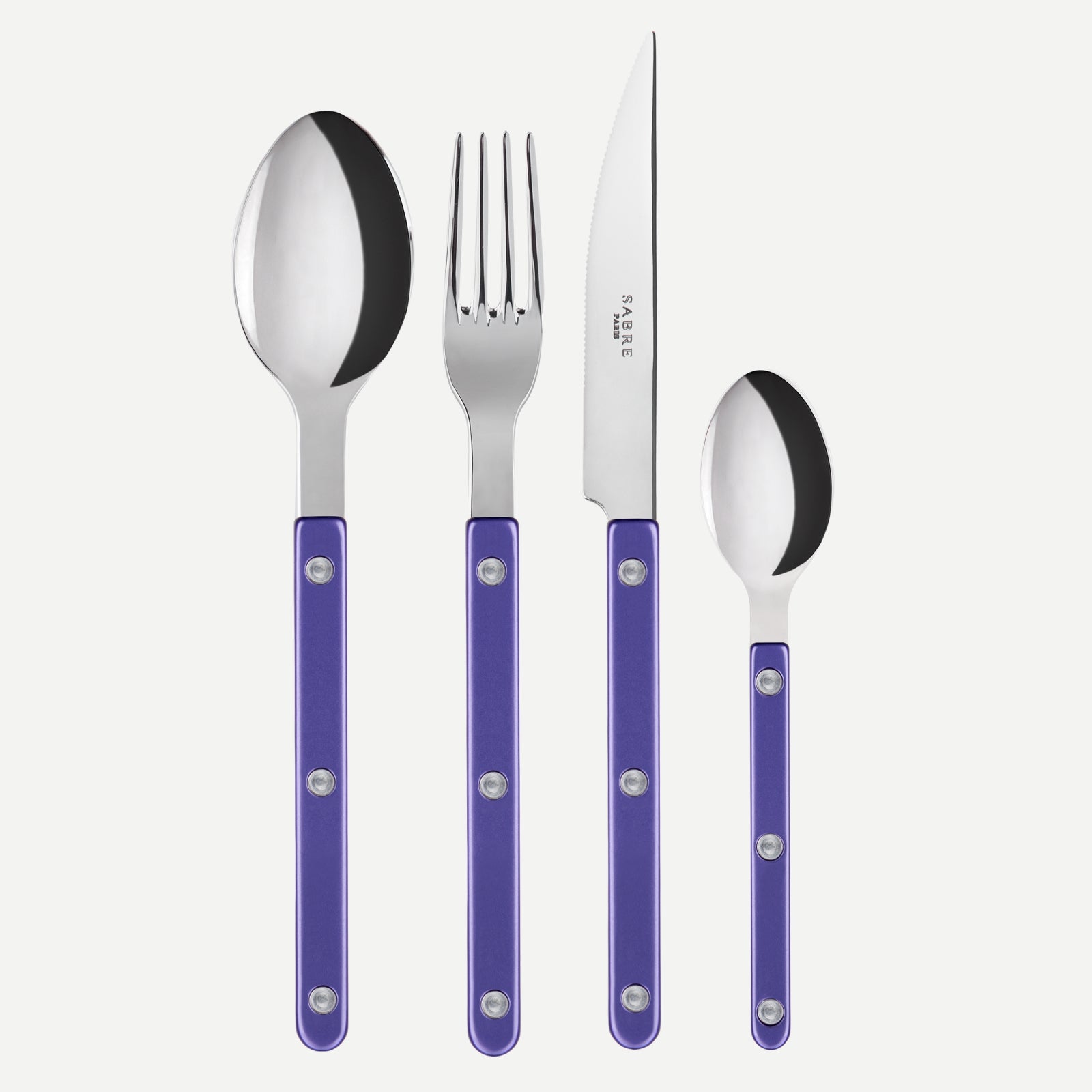 Bistrot Pearly, Purple - 24 pieces cutlery set