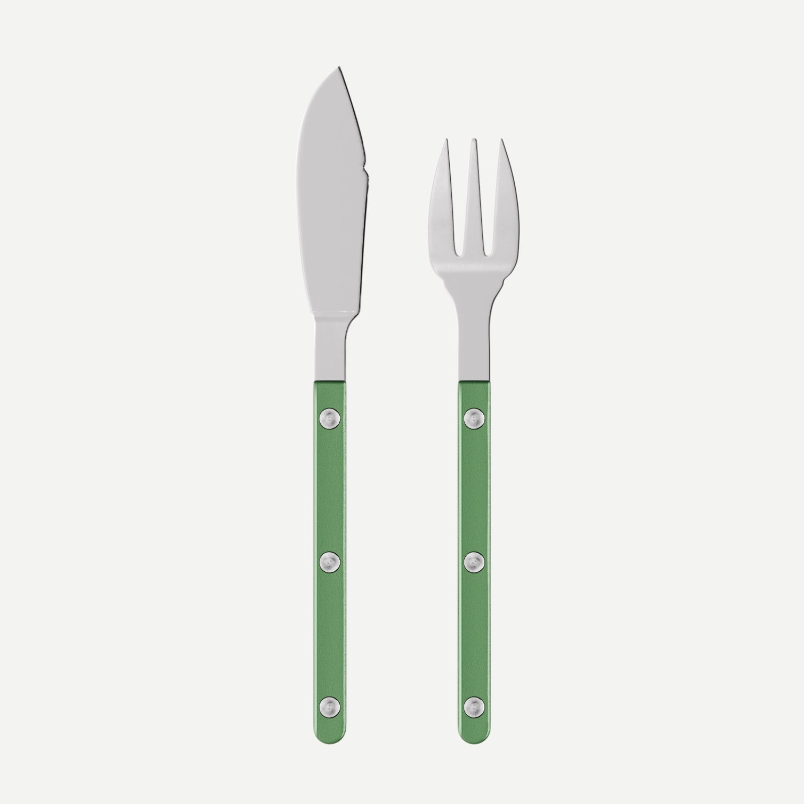 Bistrot Pearly, Garden green - Fish set