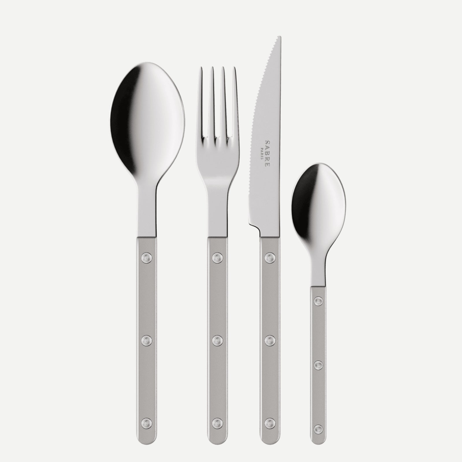 Bistrot Pearly, Grey - 4 pieces cutlery set