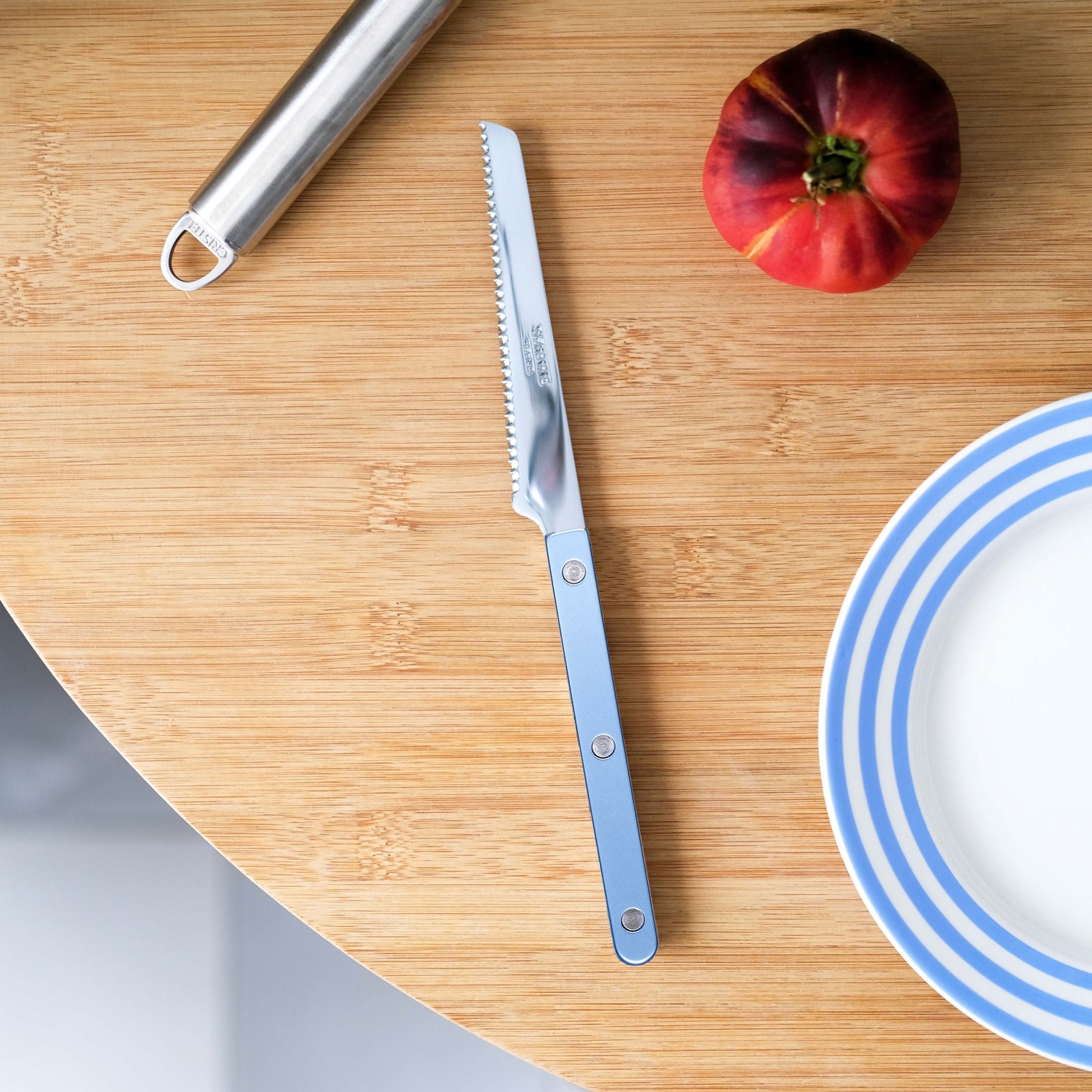 Bistrot Pearly, Light blue - Tomato knife