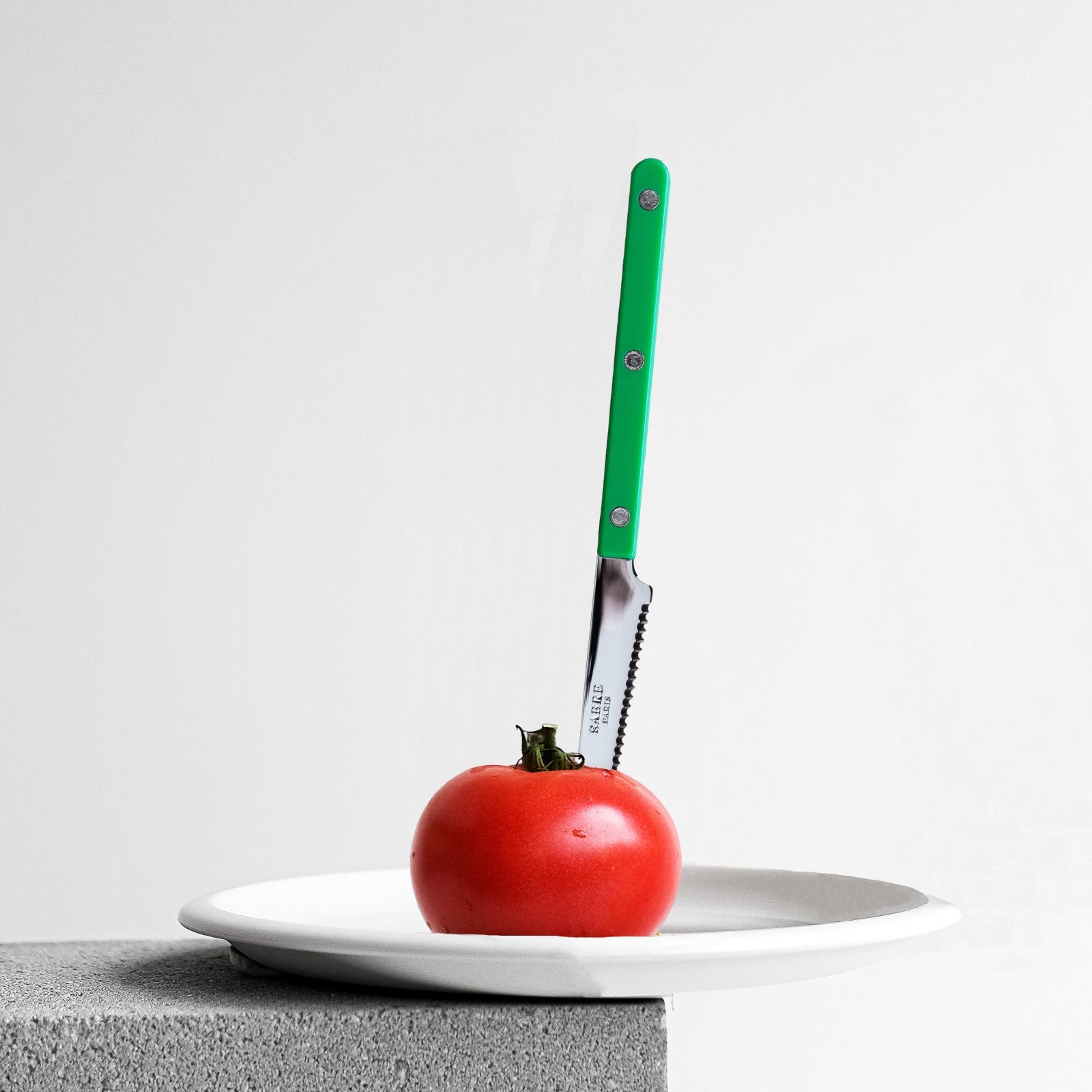 Bistrot Pearly, Garden green - Tomato knife