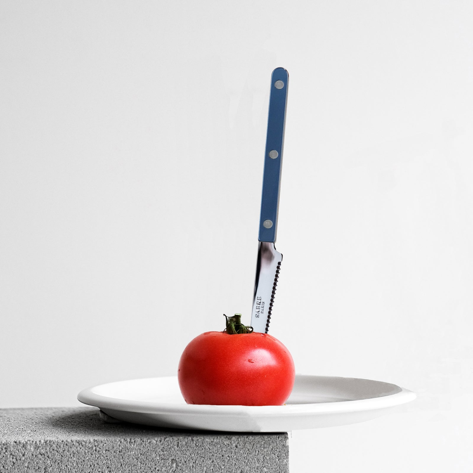 Bistrot Pearly, Steel blue - Tomato knife