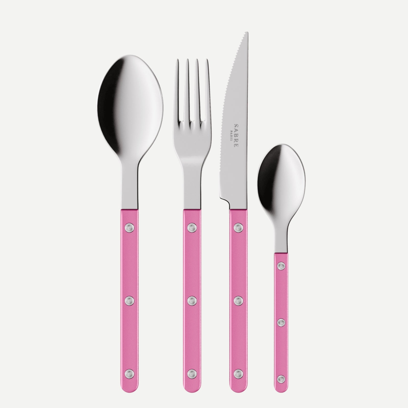 Bistrot Pearly, Pink - 48 pieces cutlery set