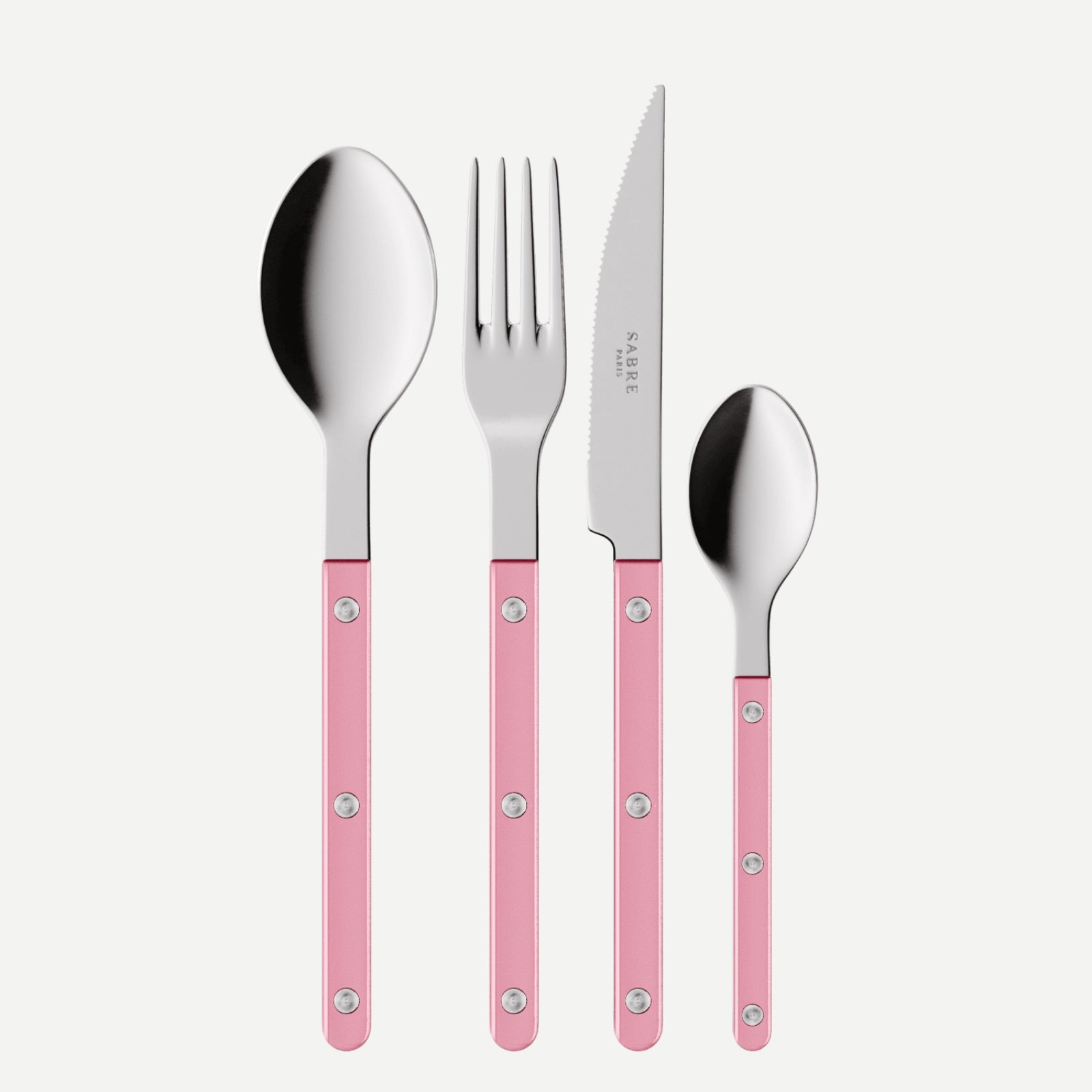 Bistrot Pearly, Soft pink - 48 pieces cutlery set