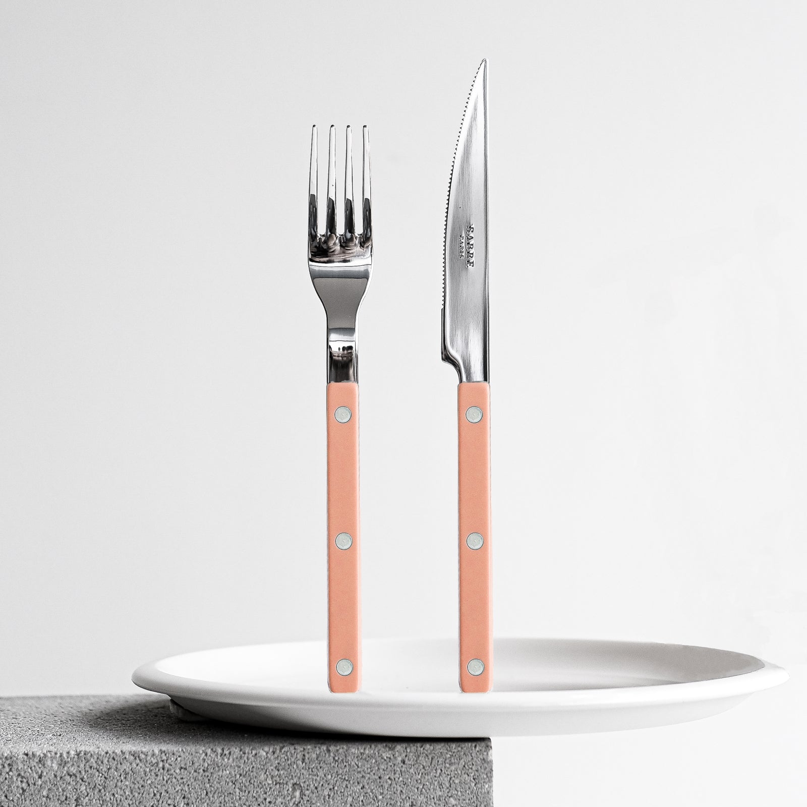 Bistrot Solid, Nude Pink - 5 pieces cutlery set