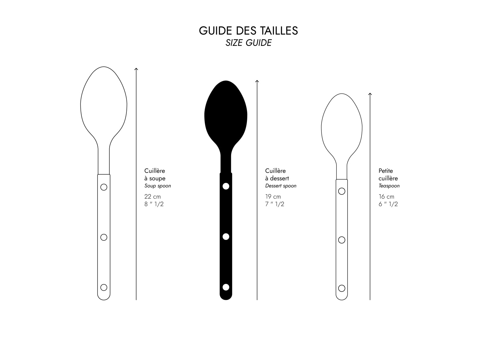 Bistrot Solid, Black - Dessert spoon