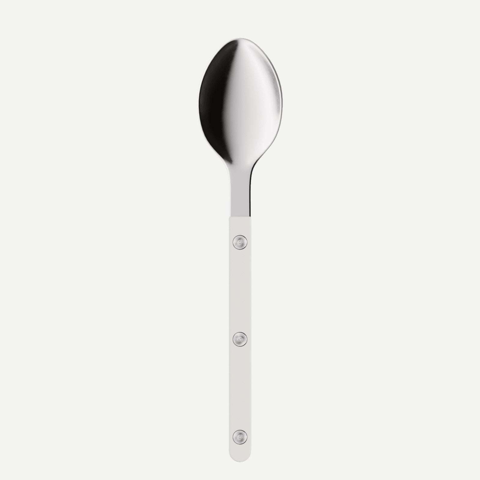 Bistrot Solid, White - Dessert spoon