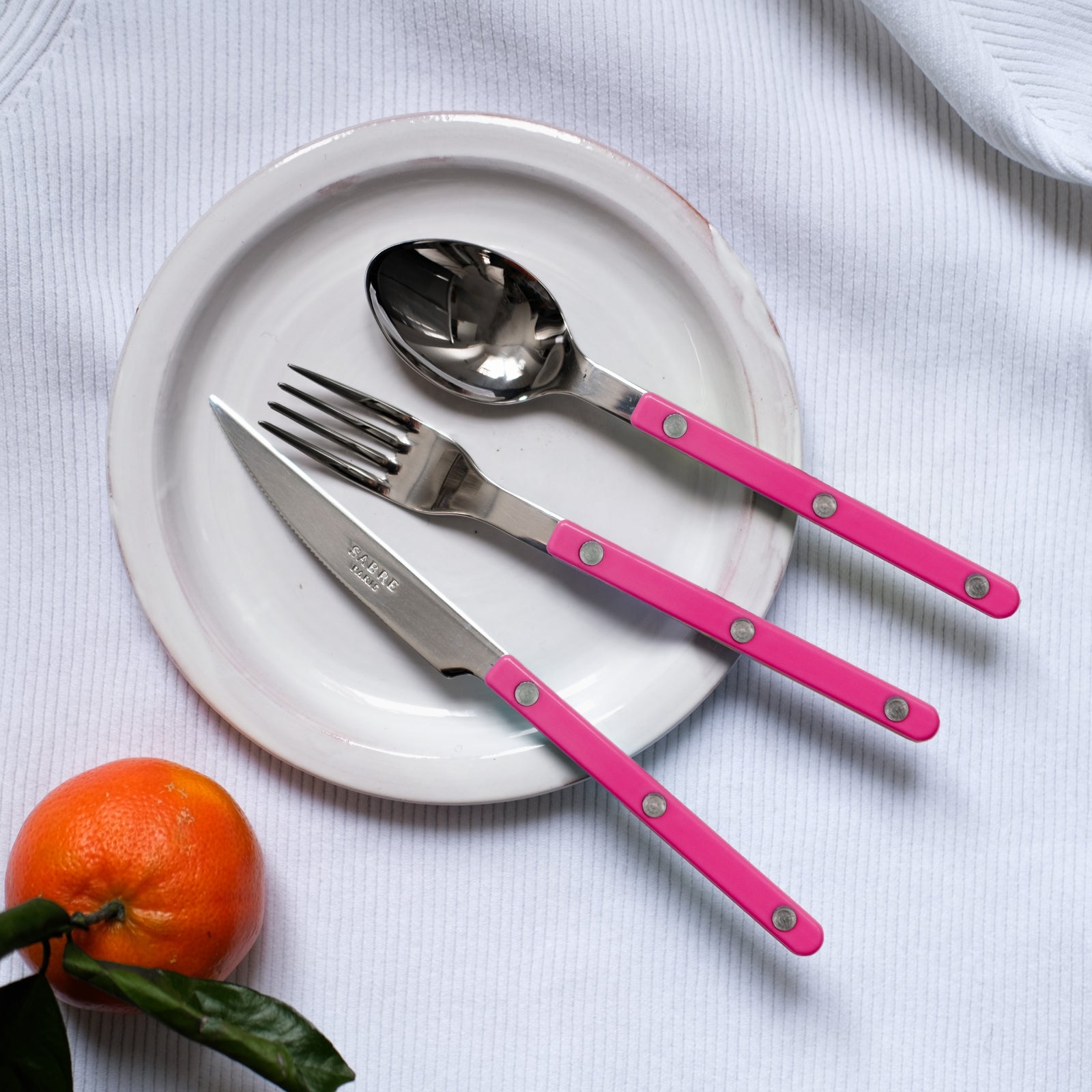 Bistrot Solid, Raspberry - Salad fork