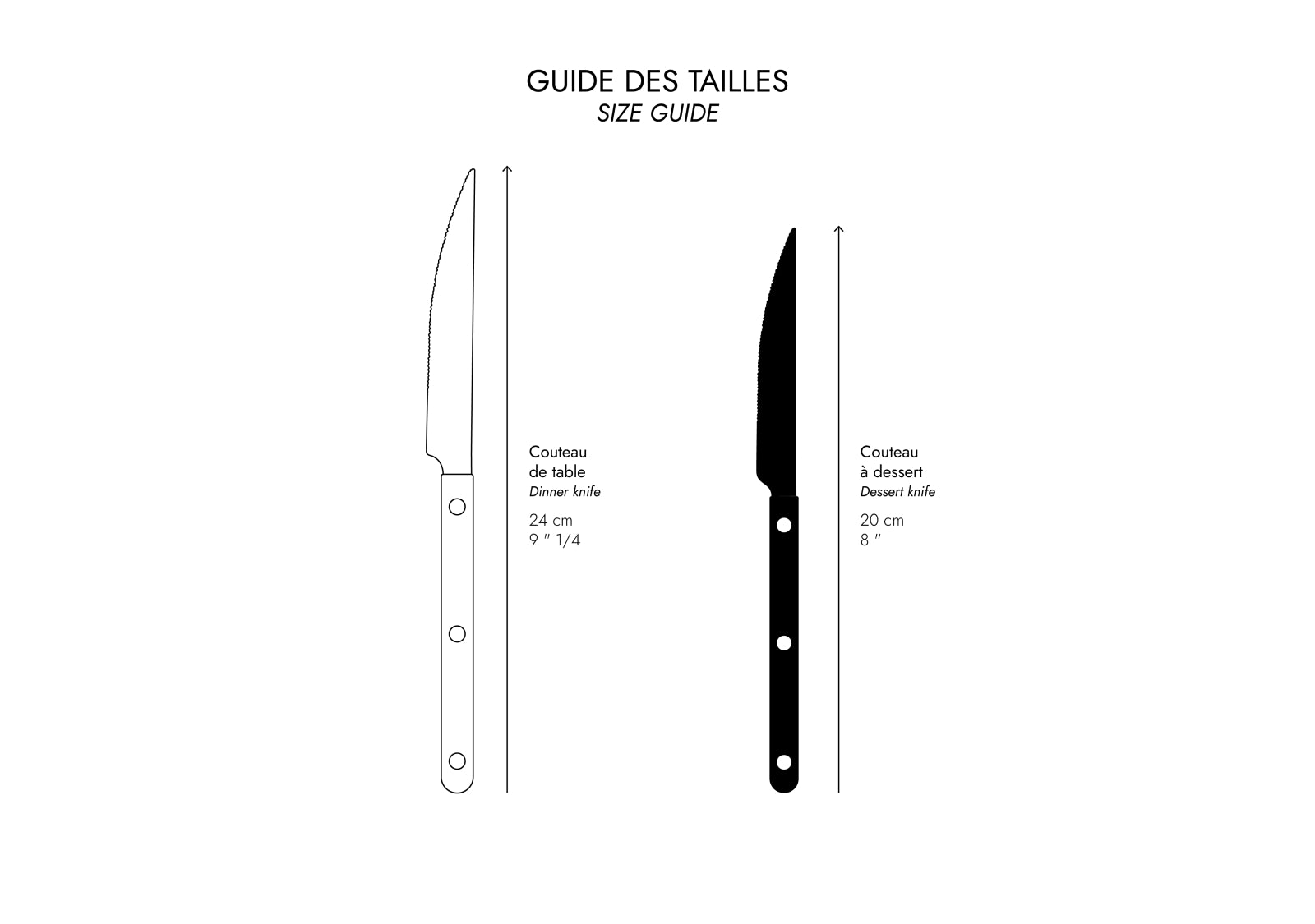 Bistrot Solid, Ivory - Dessert knife