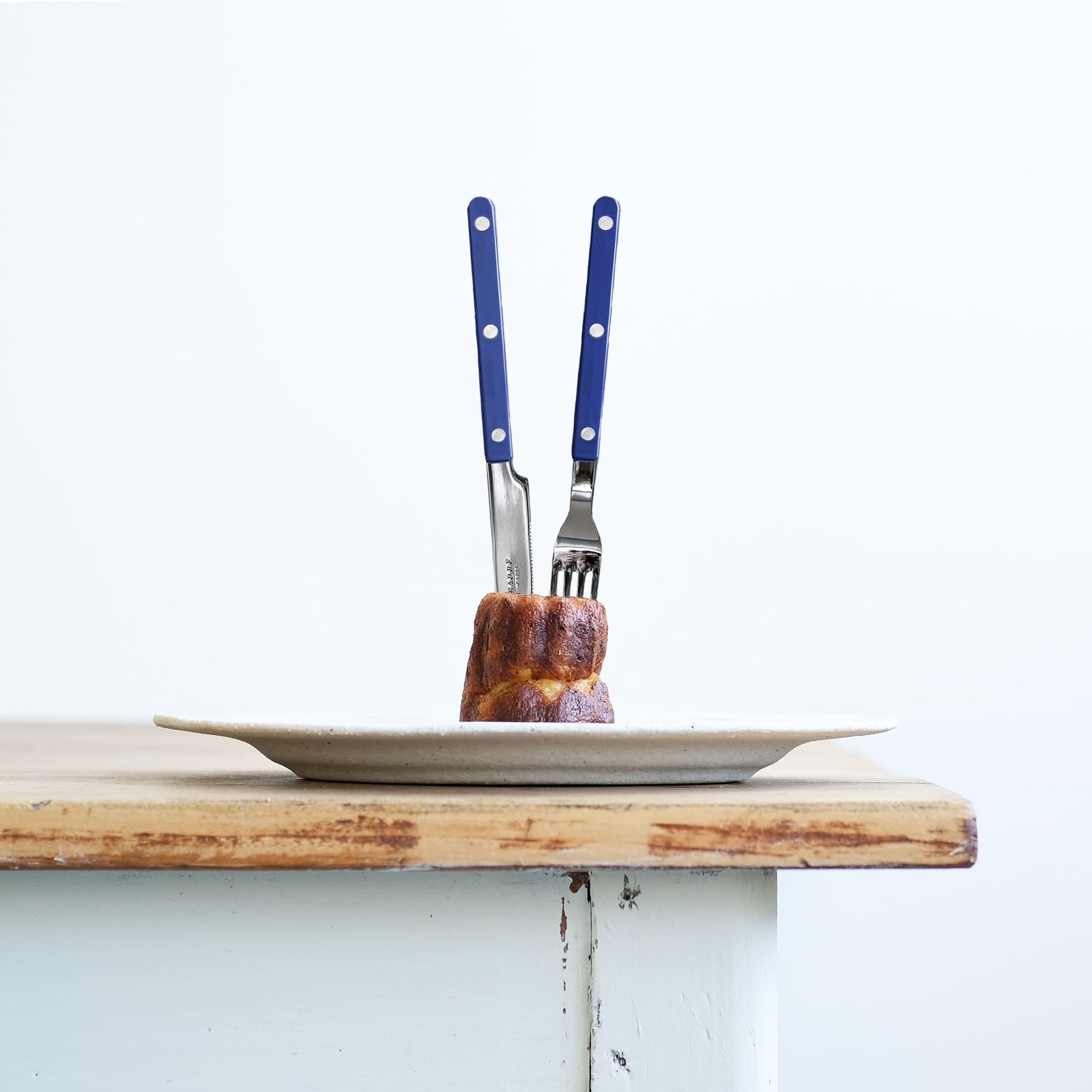 Couteau à dessert Bistrot Solid, bleu marine