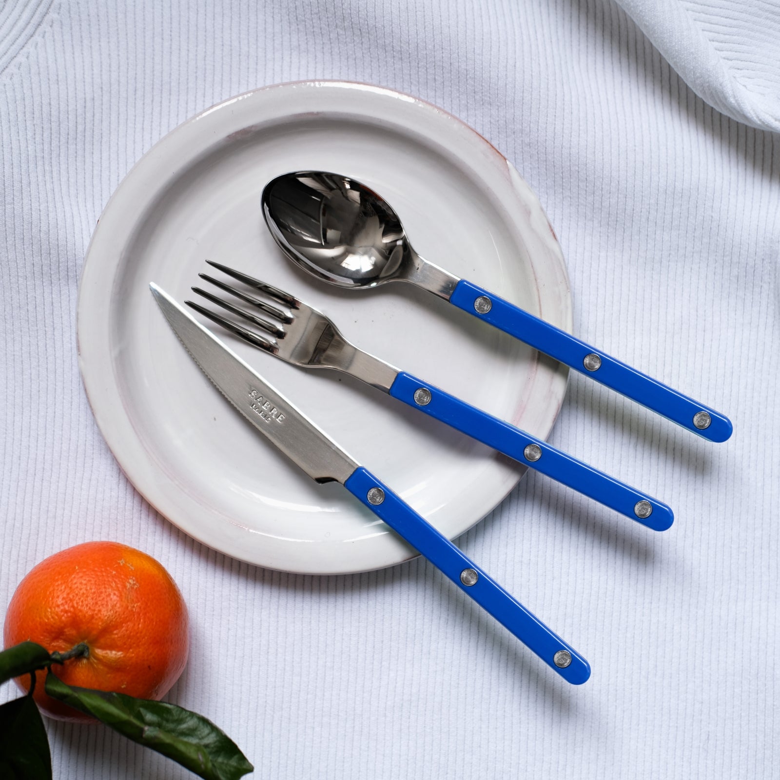 Bistrot Solid, Lapis blue - Dessert knife
