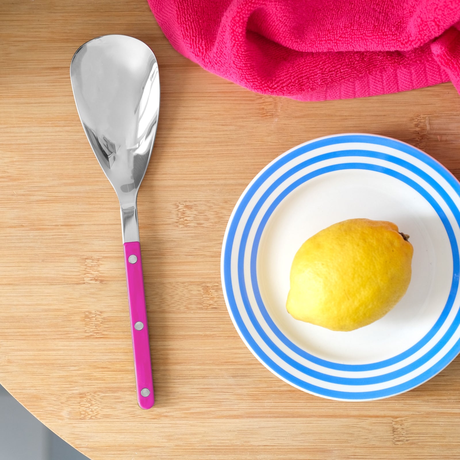 Bistrot Solid, Raspberry - Rice spoon