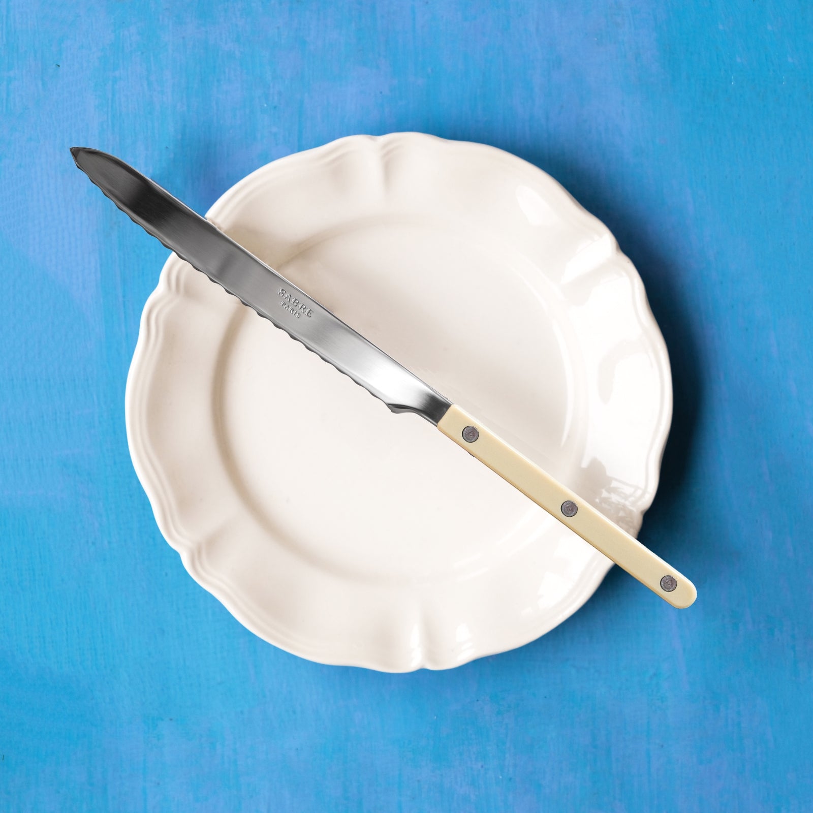 Bistrot Solid, Ivory - Bread knife