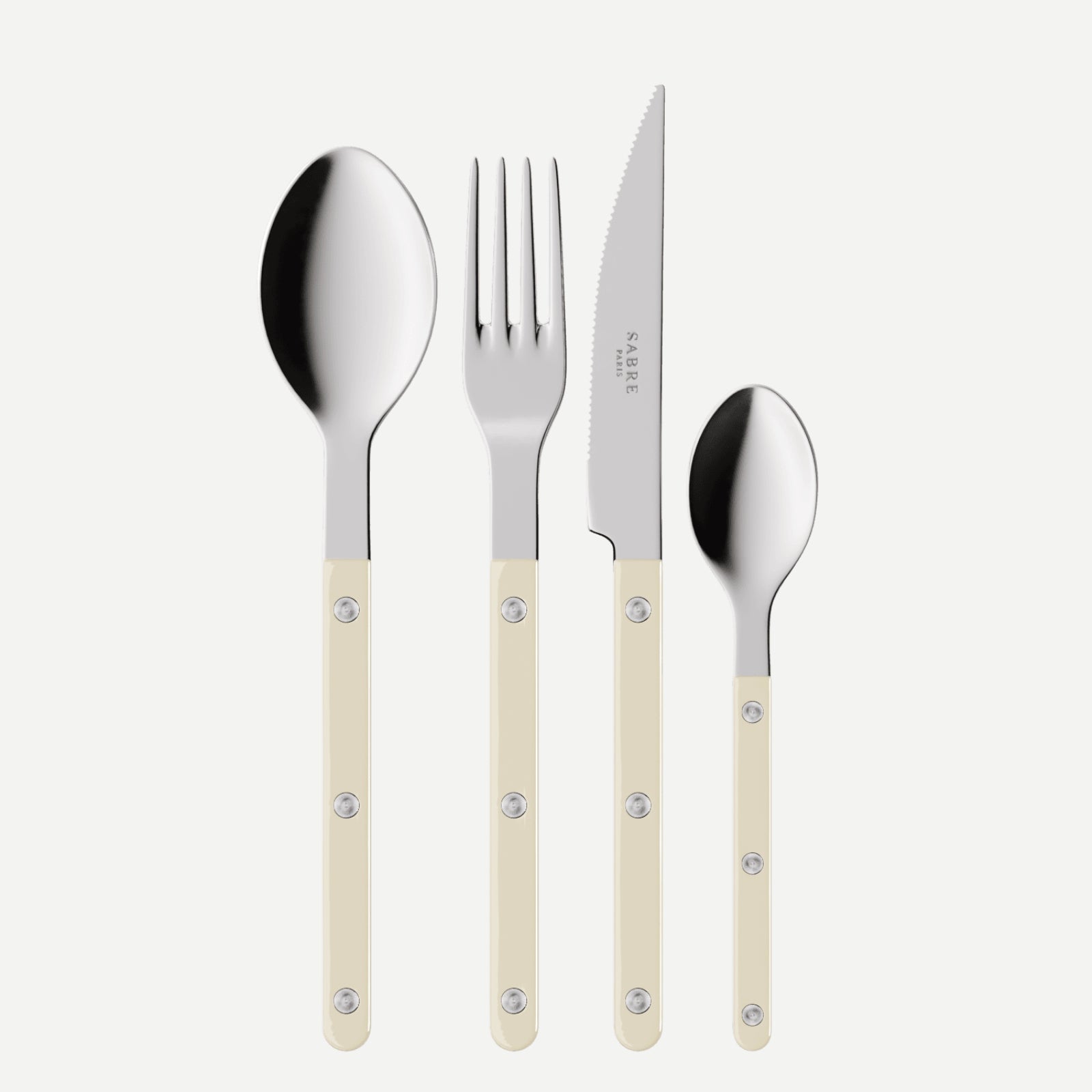 Bistrot Solid, Ivory - 24 pieces cutlery set